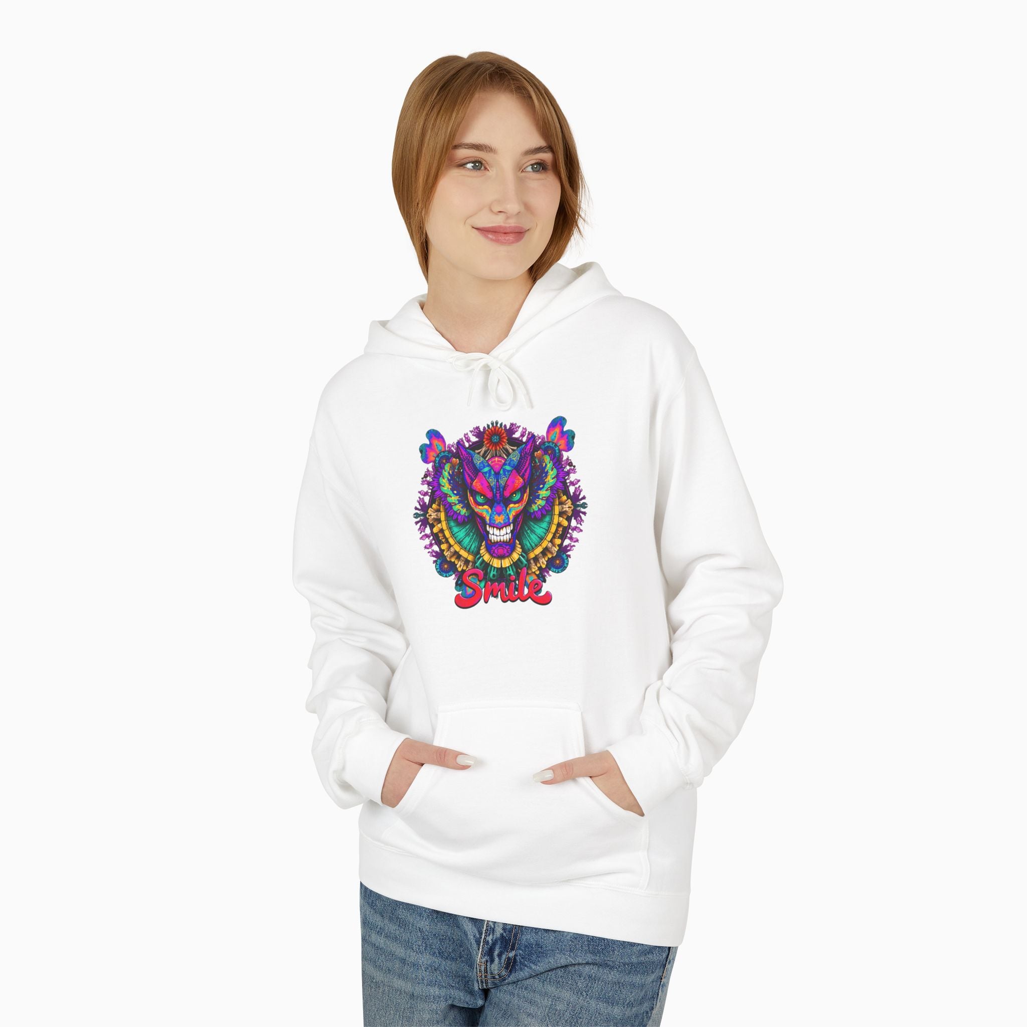 Dragon Smile Pixel Art Unisex Hoodie