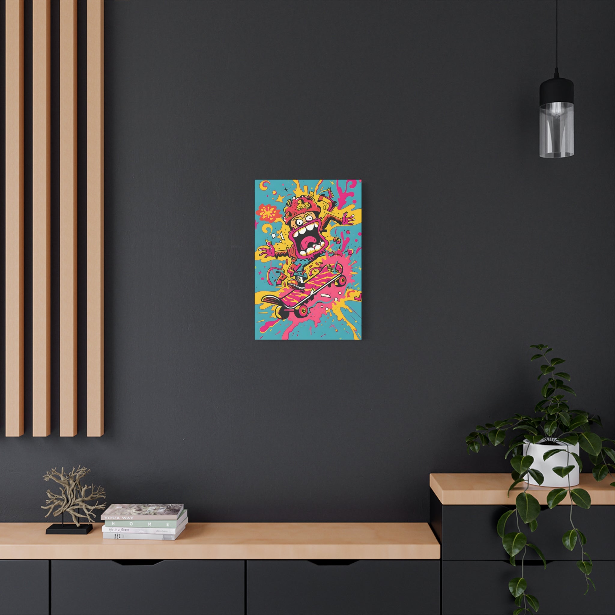 Skateboarder Canvas Print