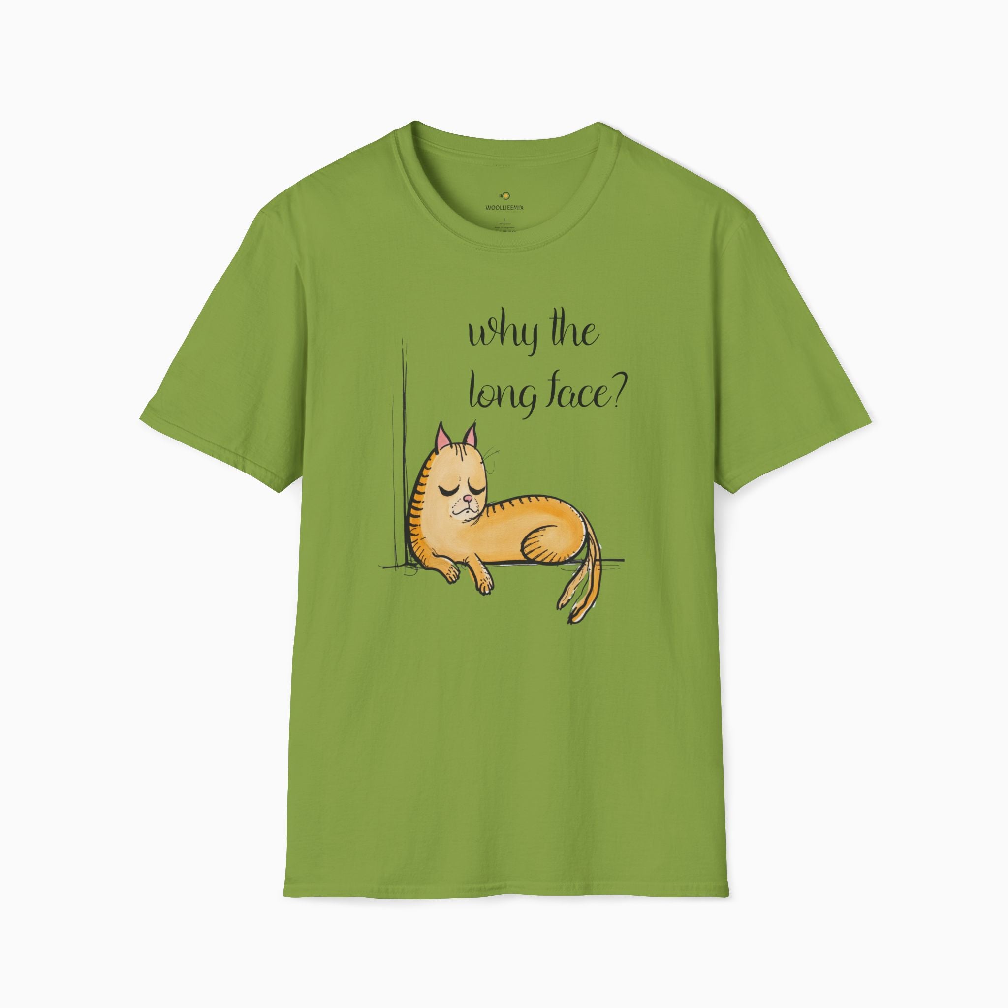 Funny Cat Why the Long Face Unisex T-Shirt