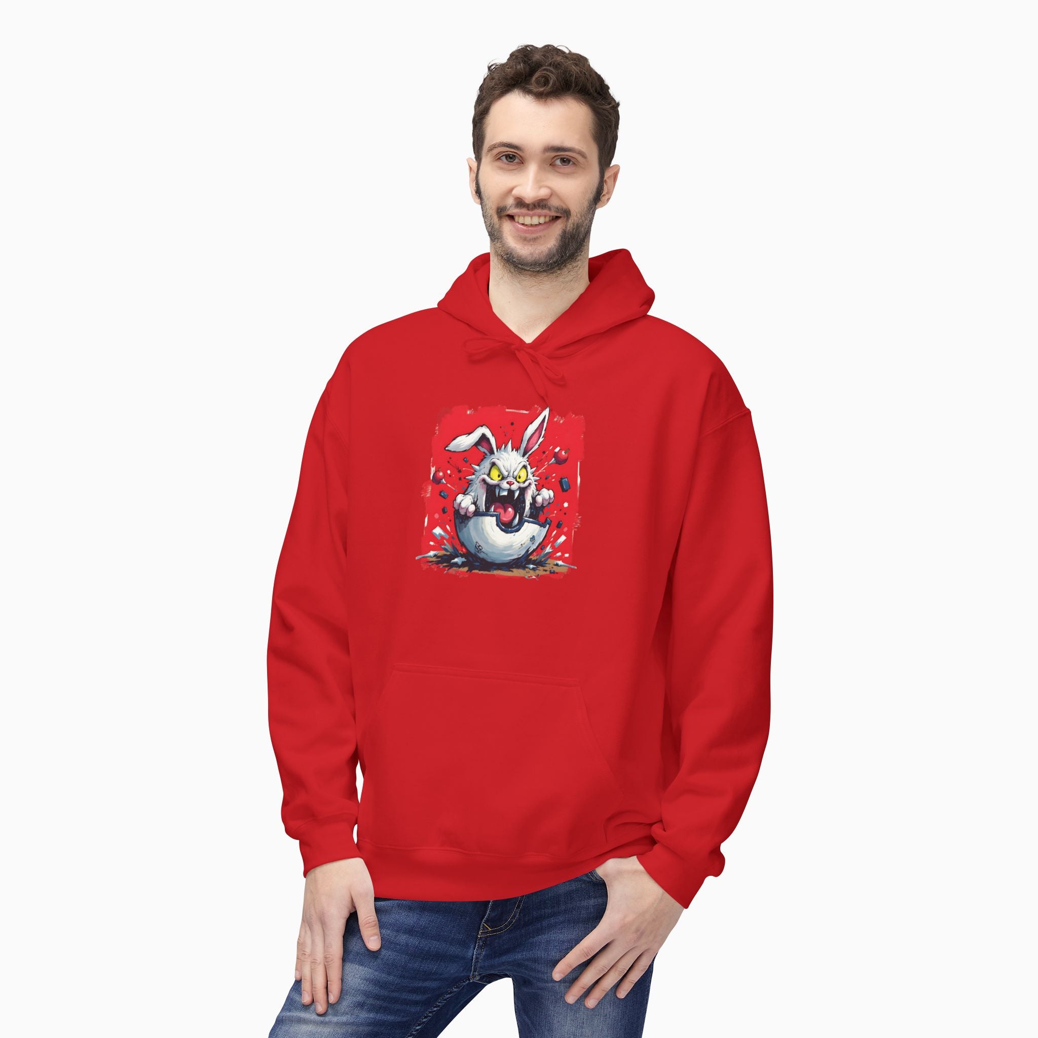 Crazy Rabbit Poké Ball Unisex Hoodie