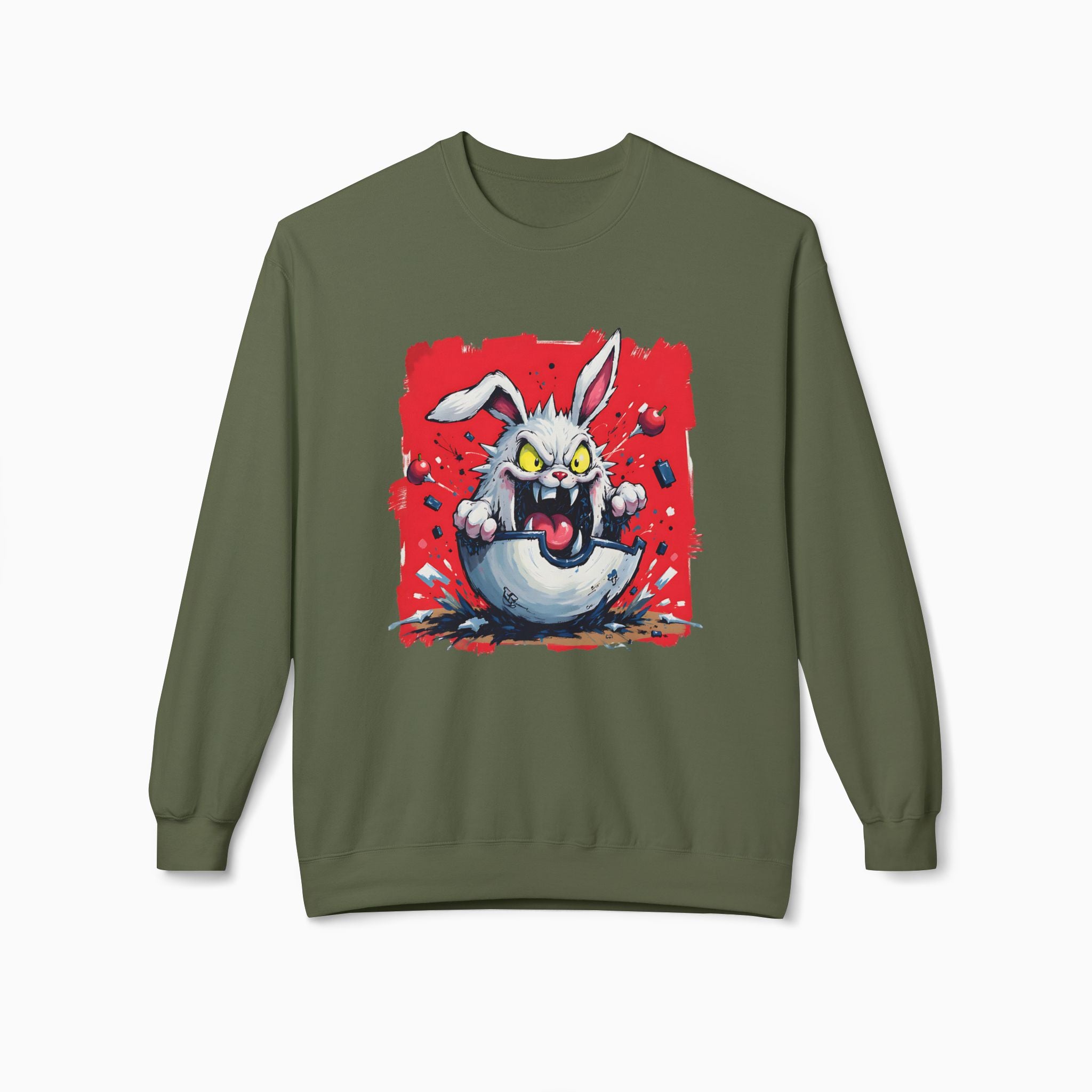 Crazy Rabbit Poké Ball Unisex Sweatshirt