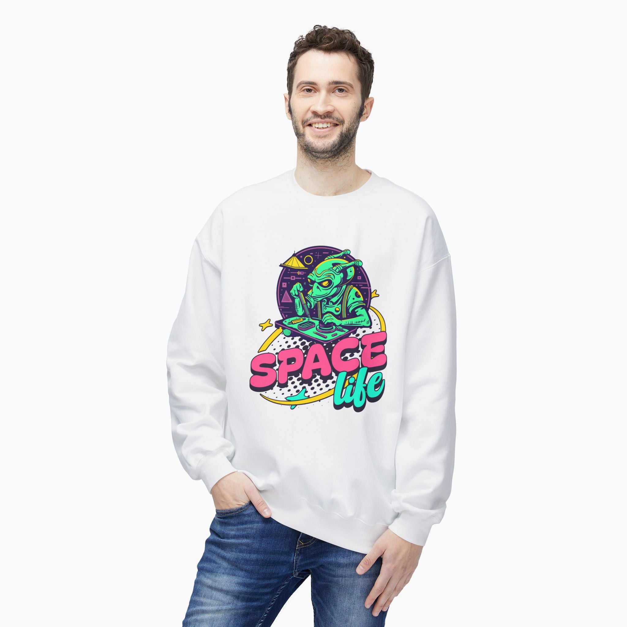 Alien Space Life Unisex Sweatshirt