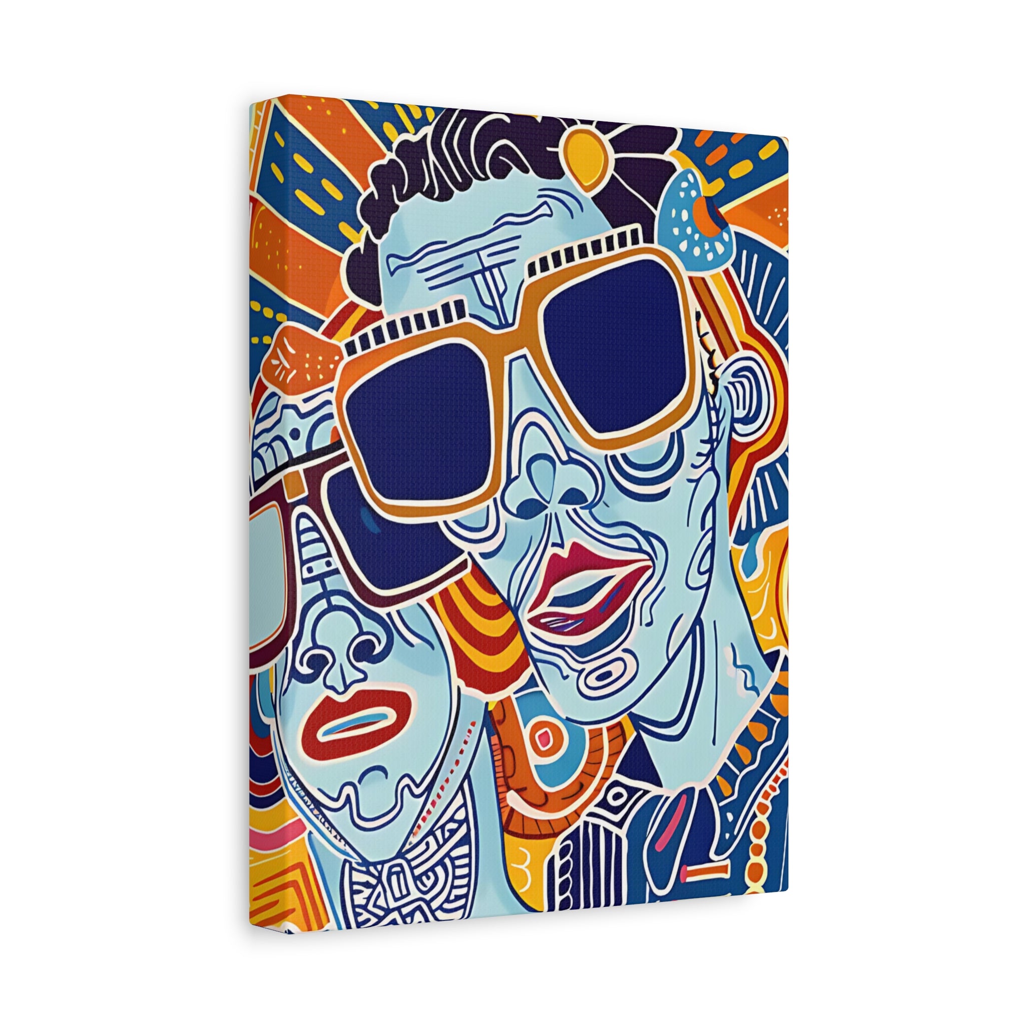 Dynamic Duo Vibes Canvas Print