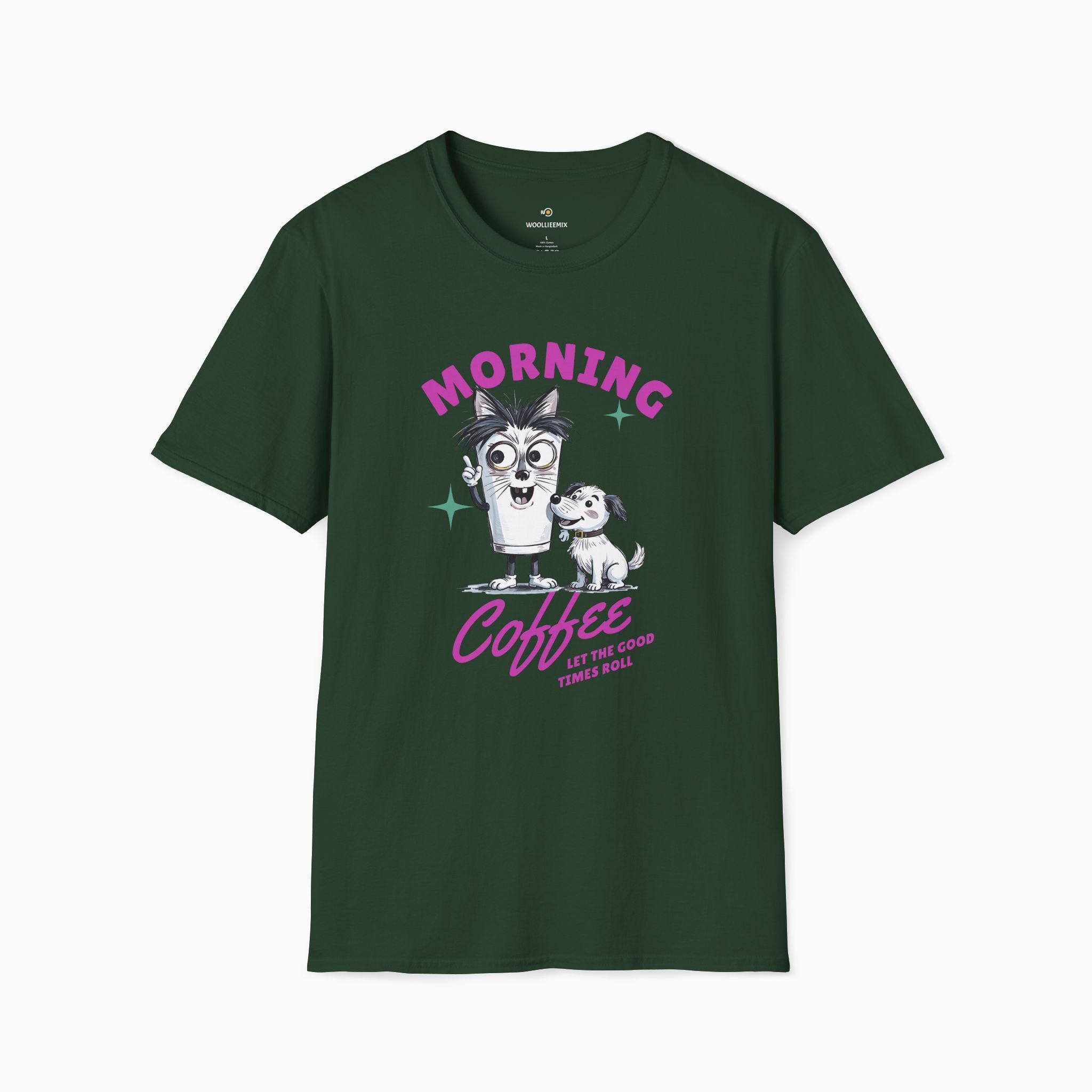 Morning Coffee, Let The Good Times Roll Unisex T-Shirt