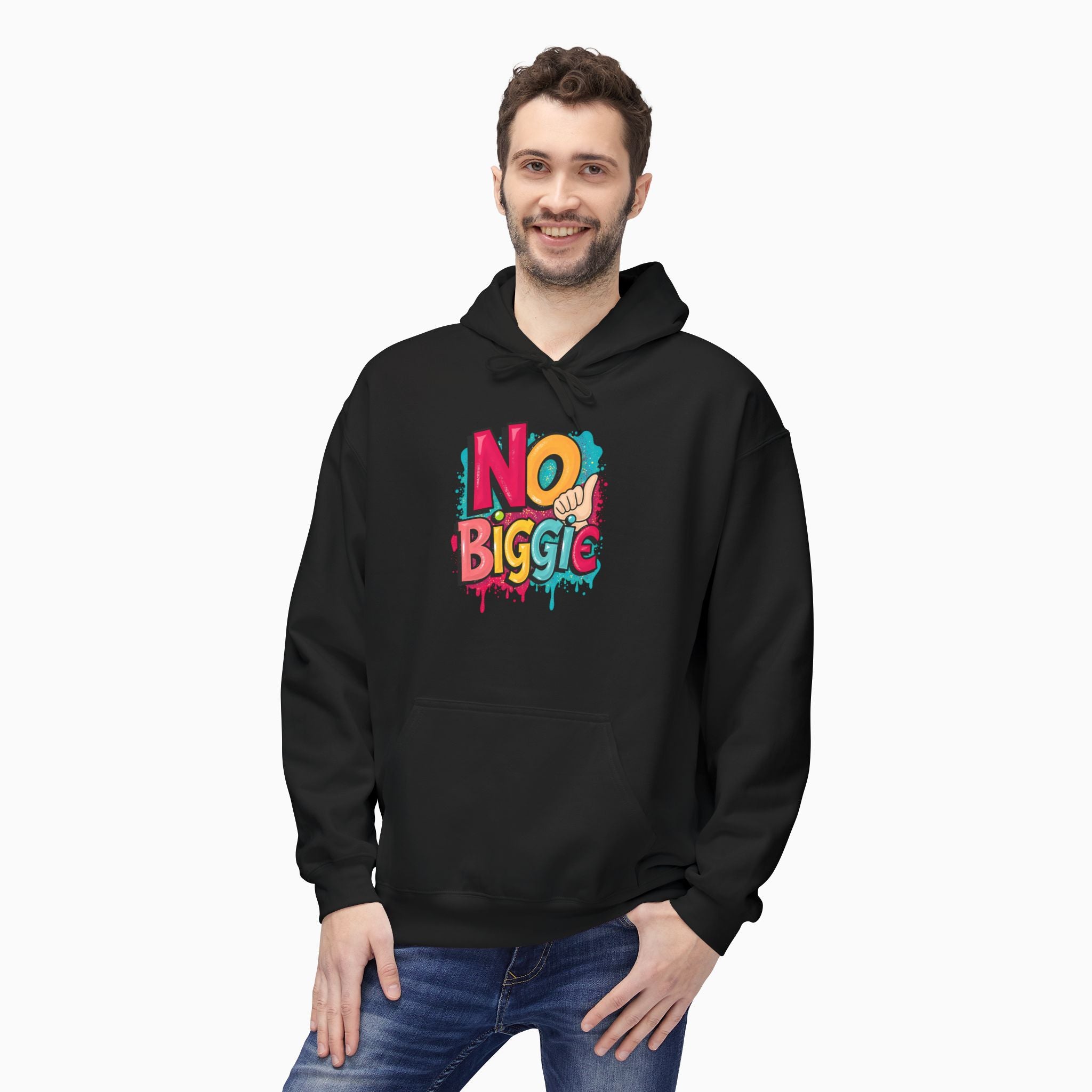 Thumbs Up & No Biggie Unisex Hoodie