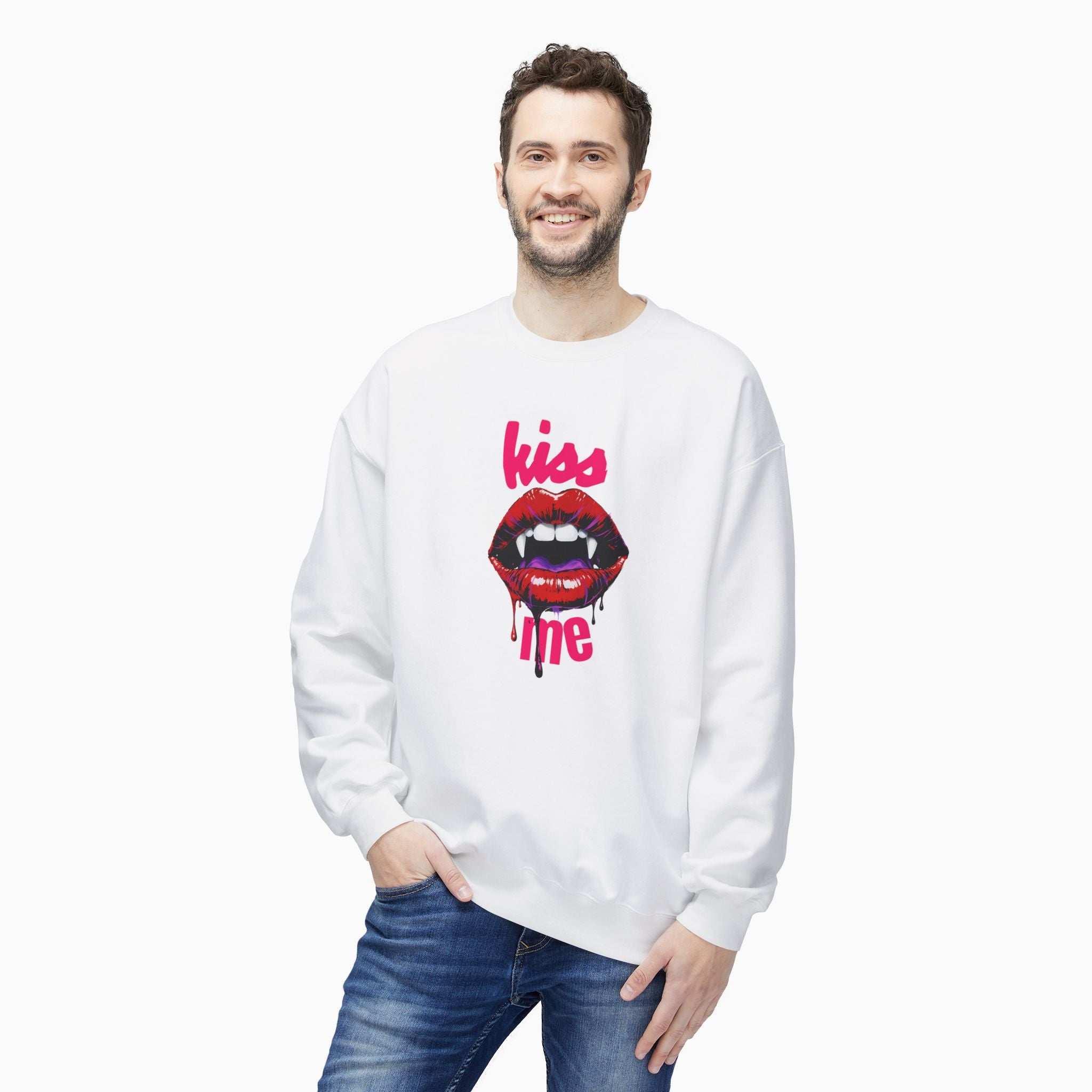 Kiss Me Vampire Unisex Sweatshirt