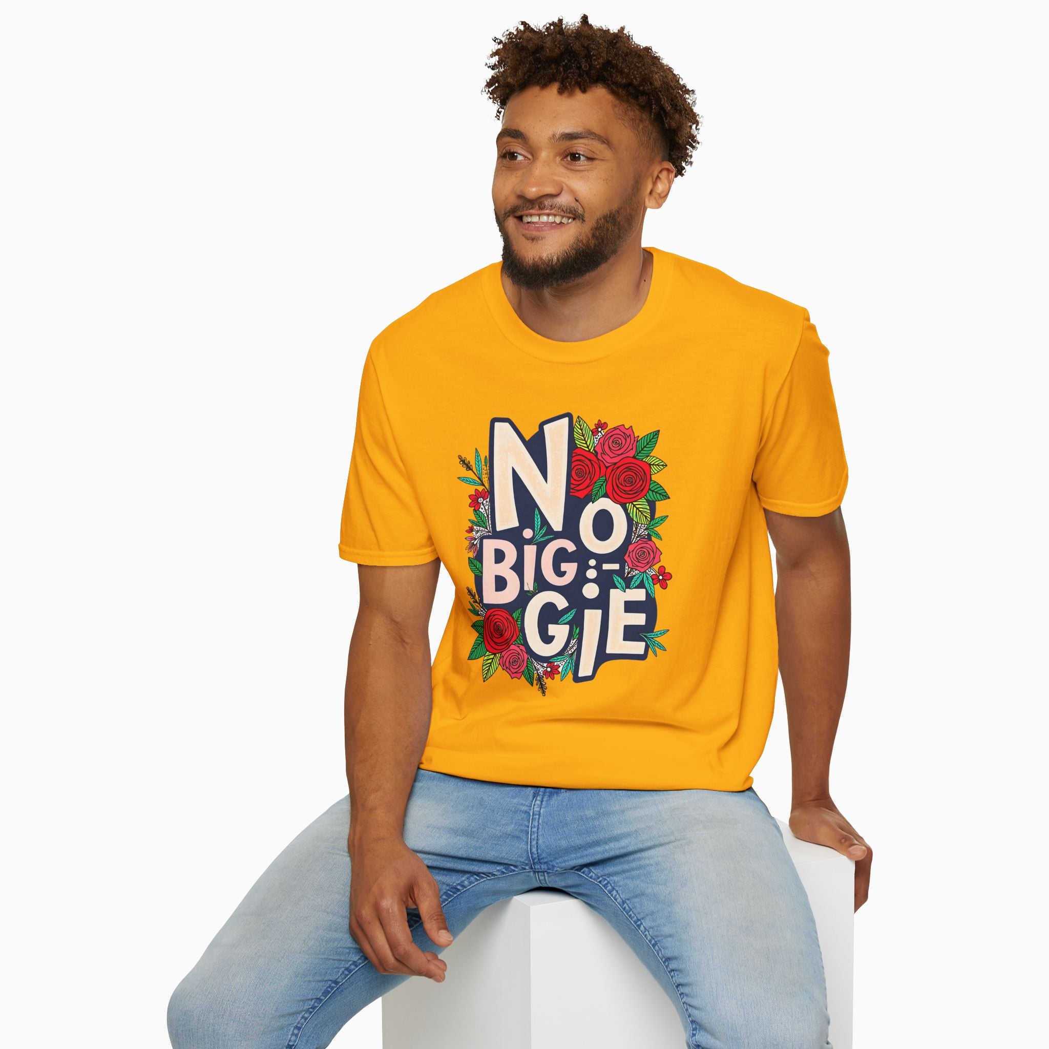 No Biggie With Floral Art  Unisex T-Shirt