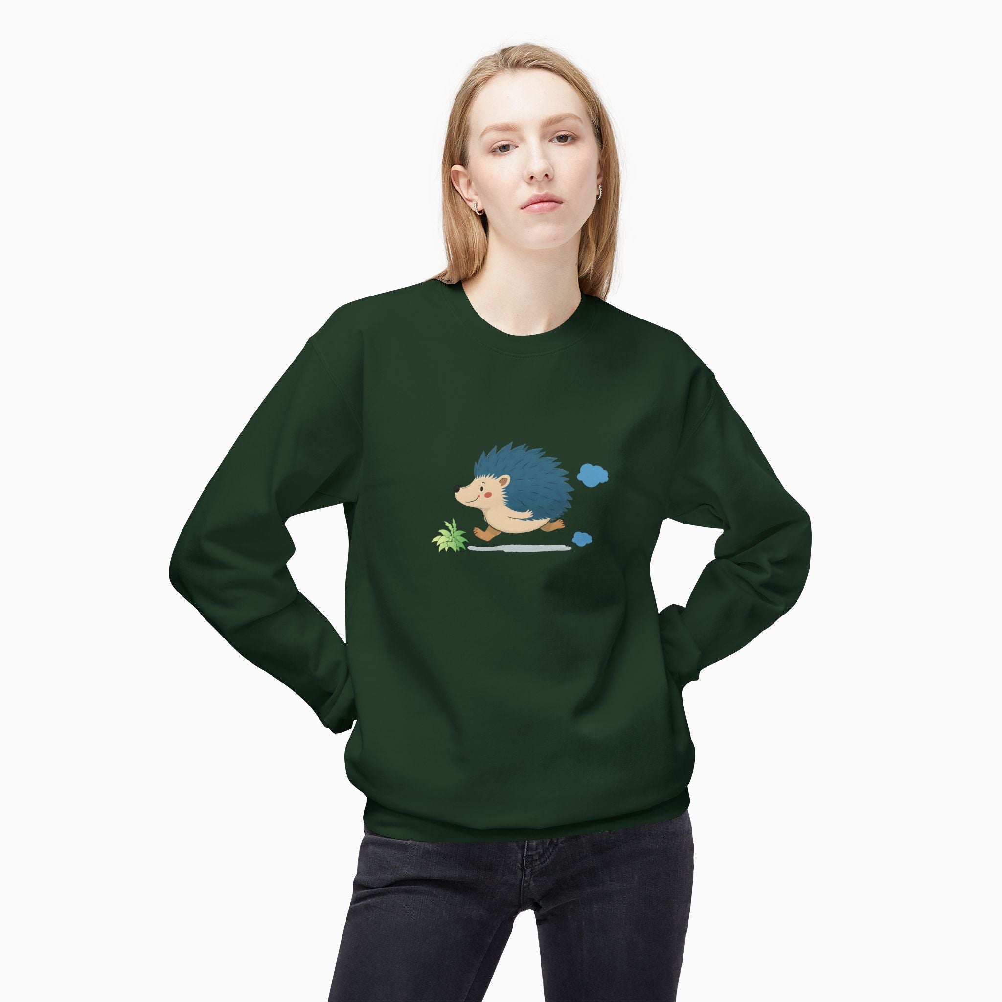 Cute Hedgehog Unisex Sweatshirt