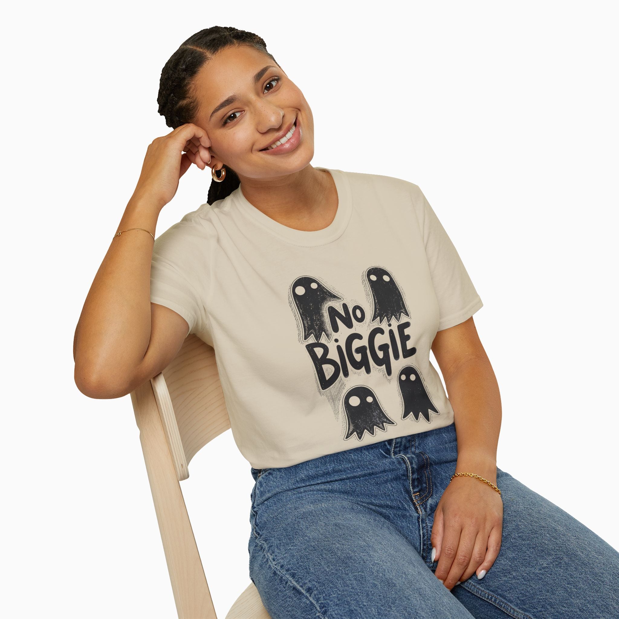 Boo Ghost & No Biggie Unisex T-Shirt