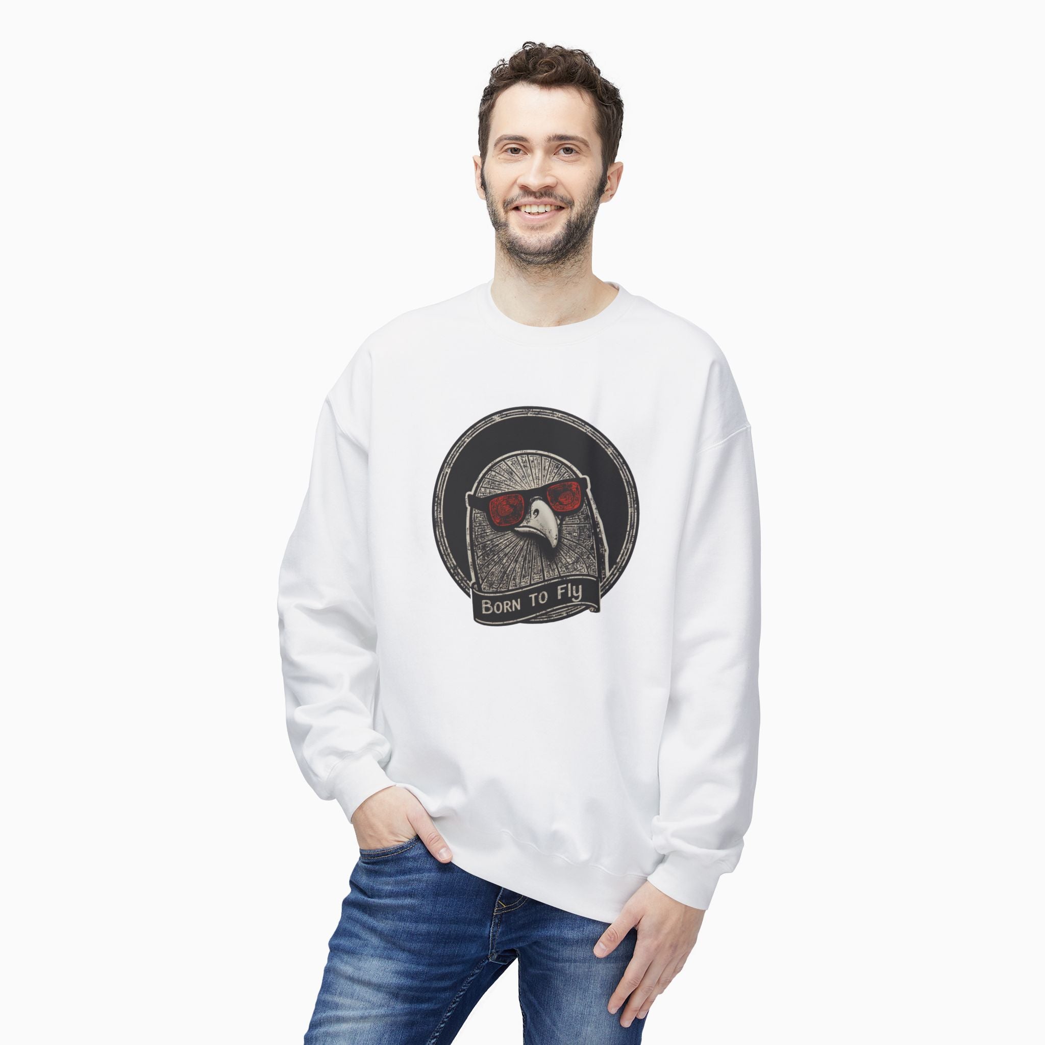 Born To Fly Eagle Unisex Sweatshirt