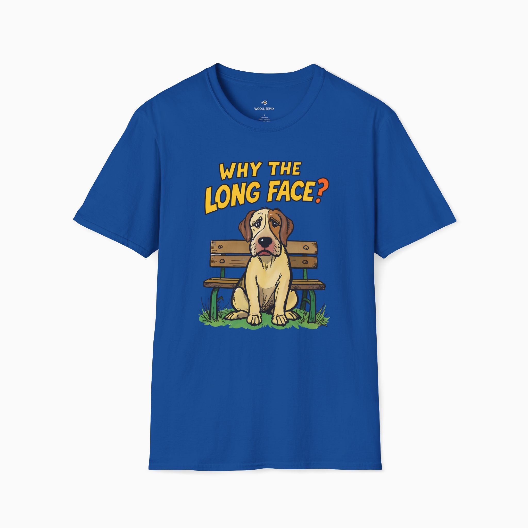 Funny Dog Why the Long Face Unisex T-Shirt