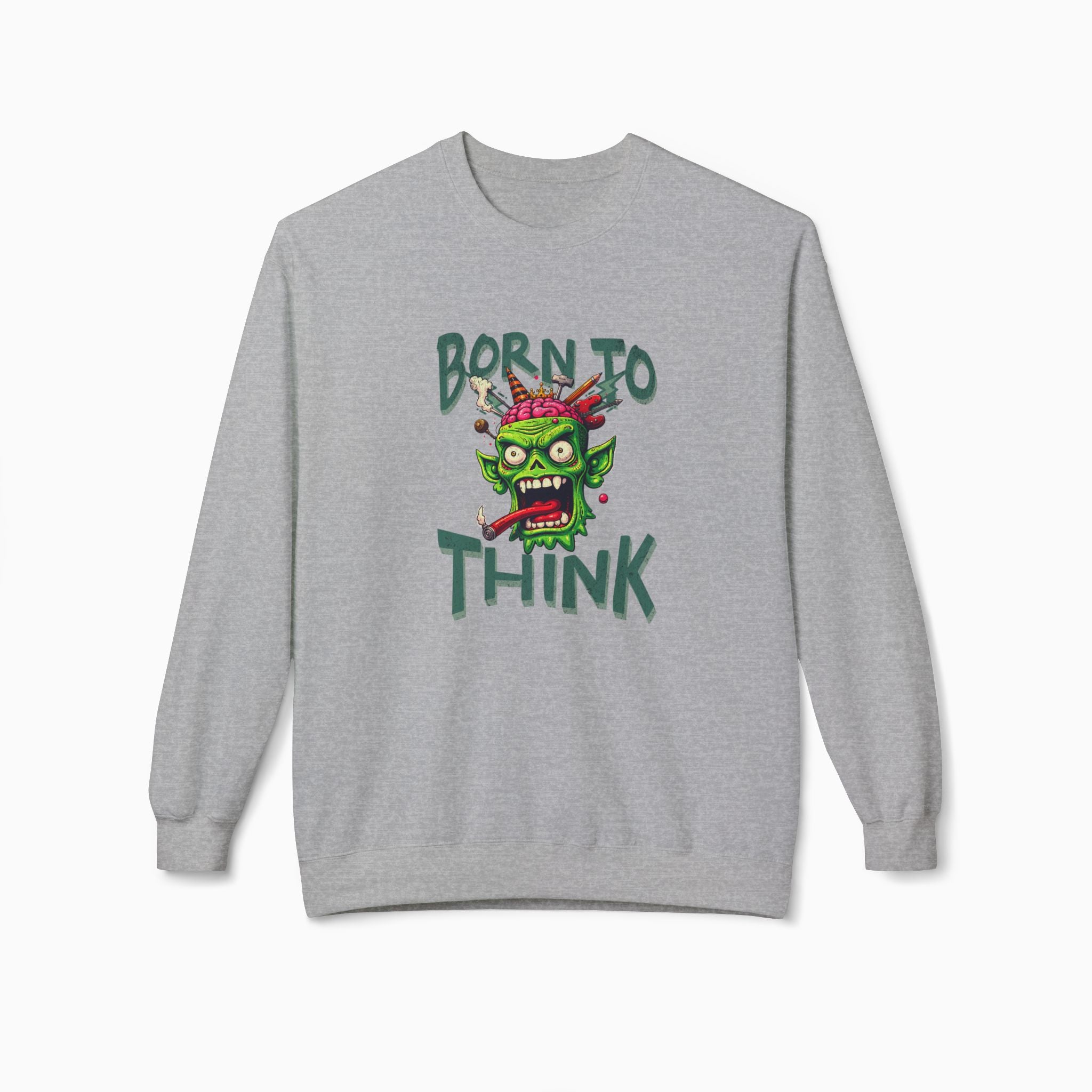 Born to Think Skull Unisex Sweatshirt