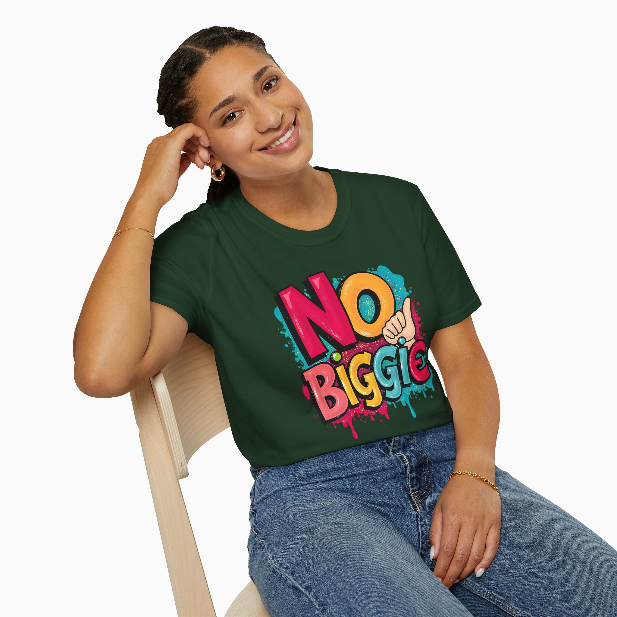 Thumbs Up & No Biggie Unisex T-Shirt