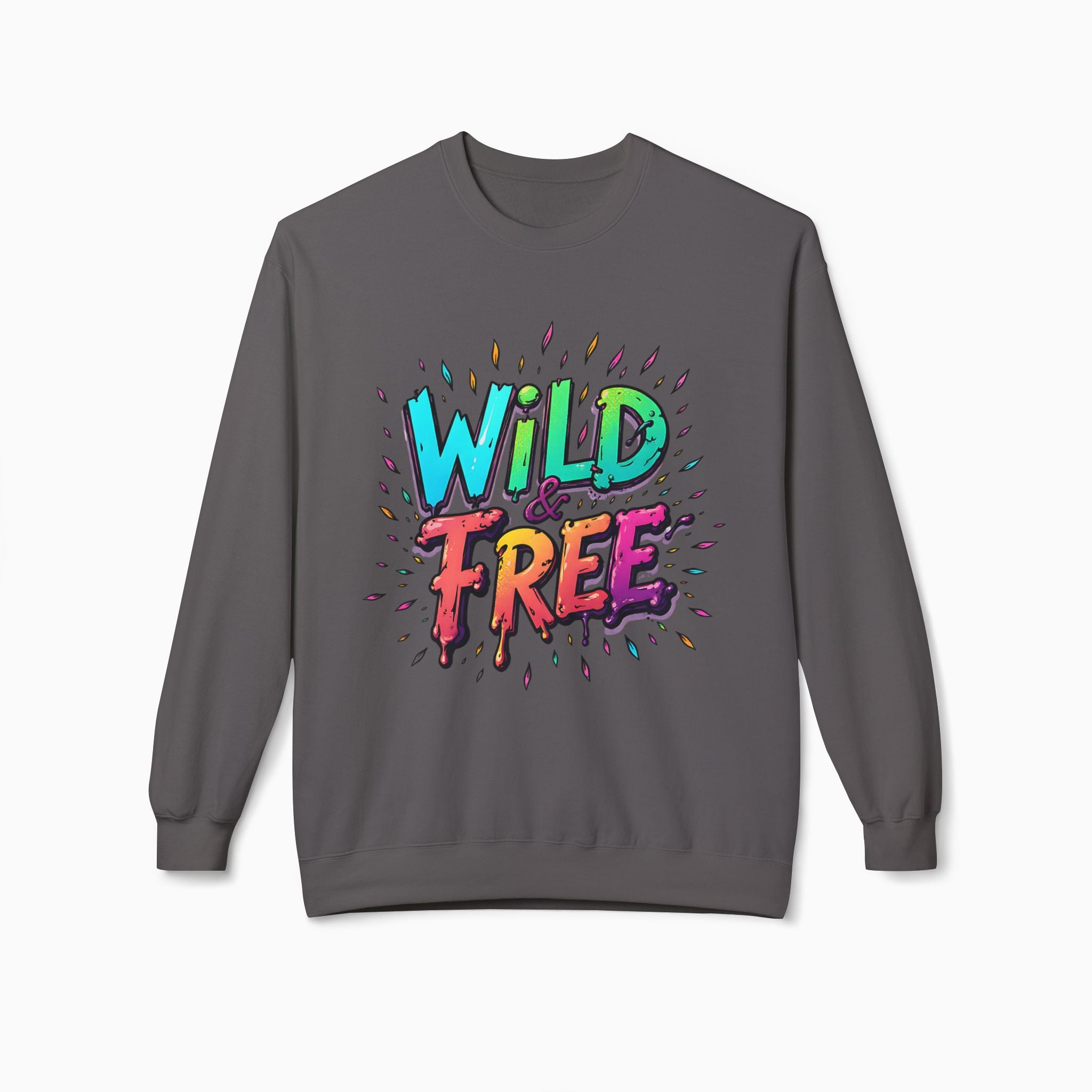 Neon Color Wild Free Unisex Sweatshirt