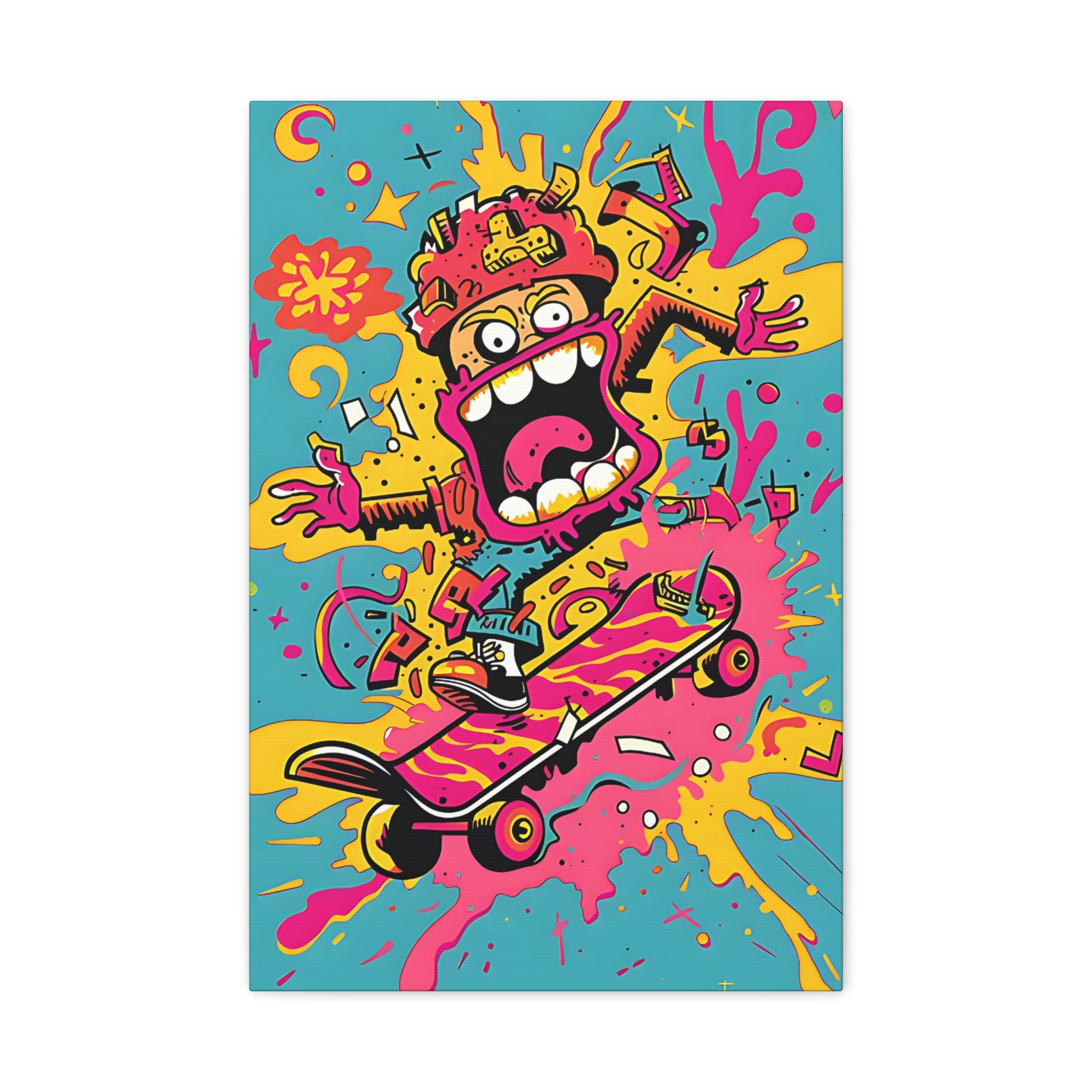 Skateboarder Canvas Print