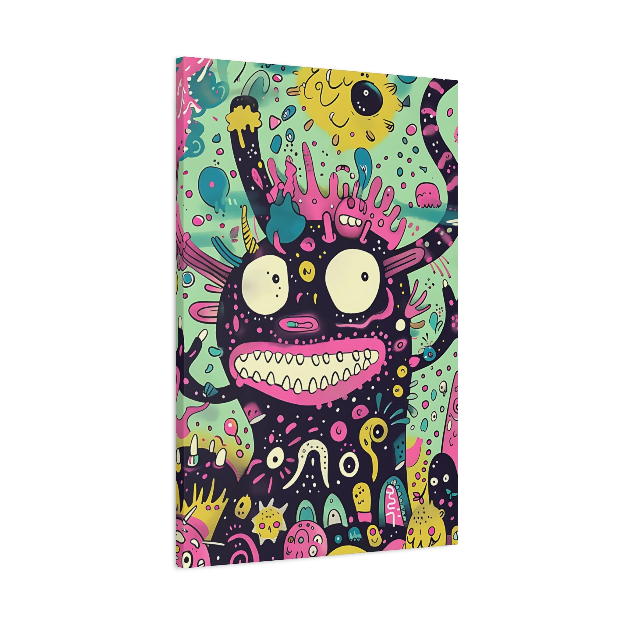 Chinese New Year Monster Canvas Print