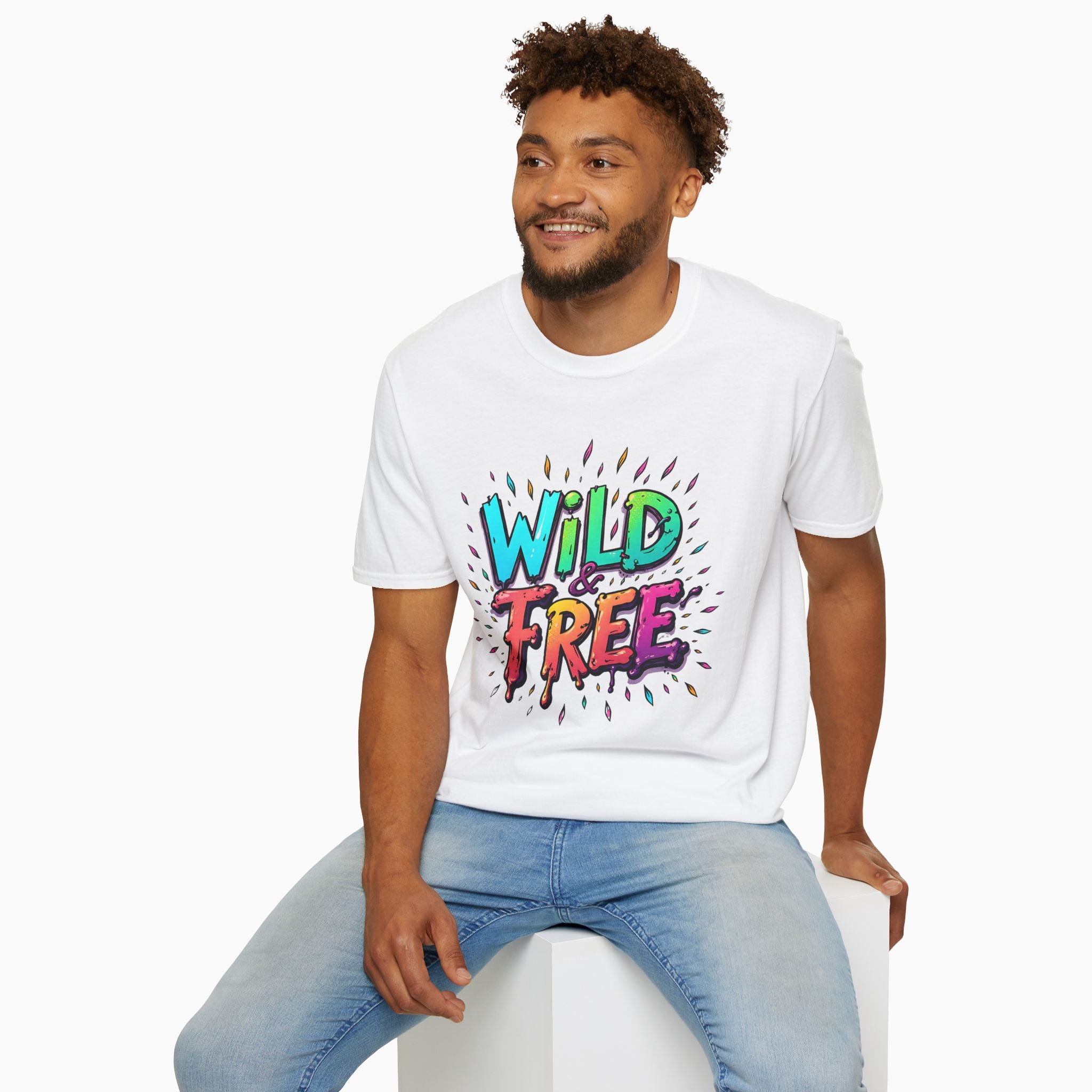 Neon Color Wild Free Unisex T-Shirt