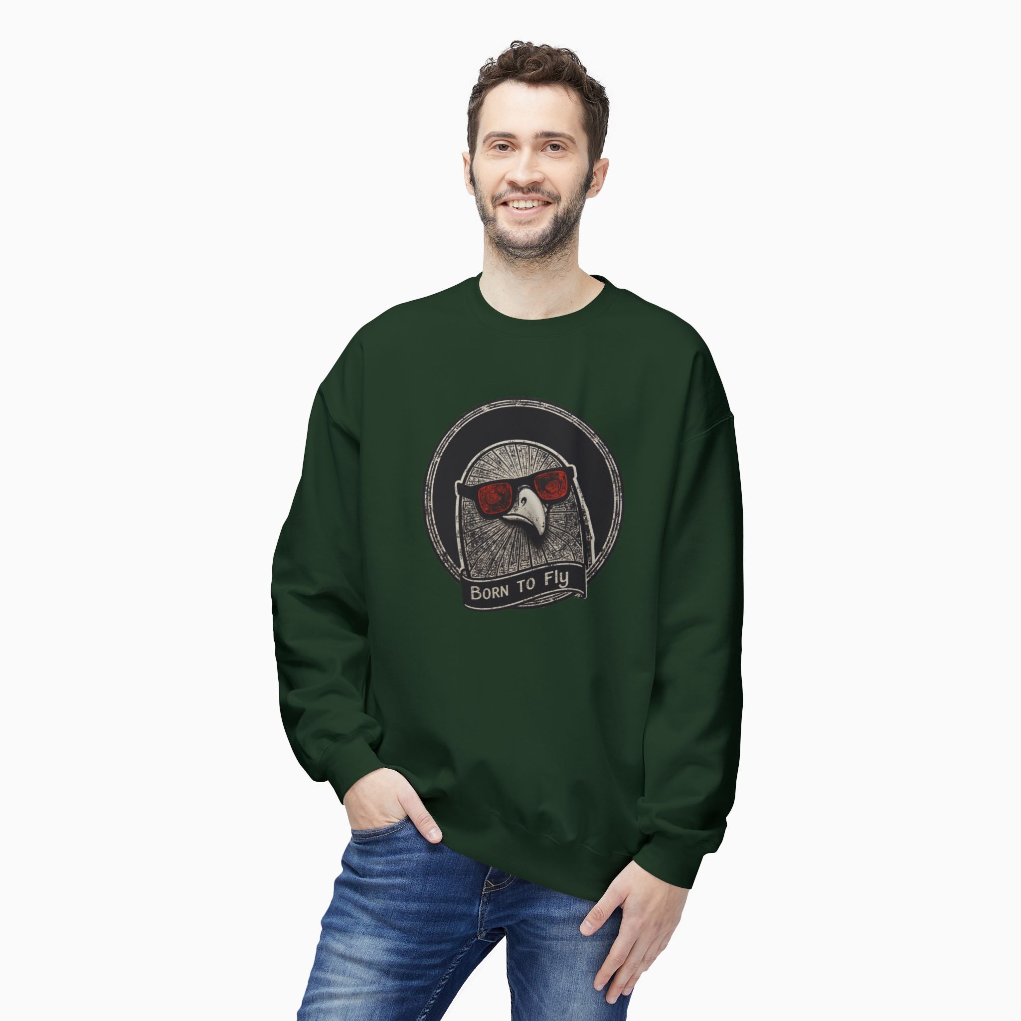 Born To Fly Eagle Unisex Sweatshirt