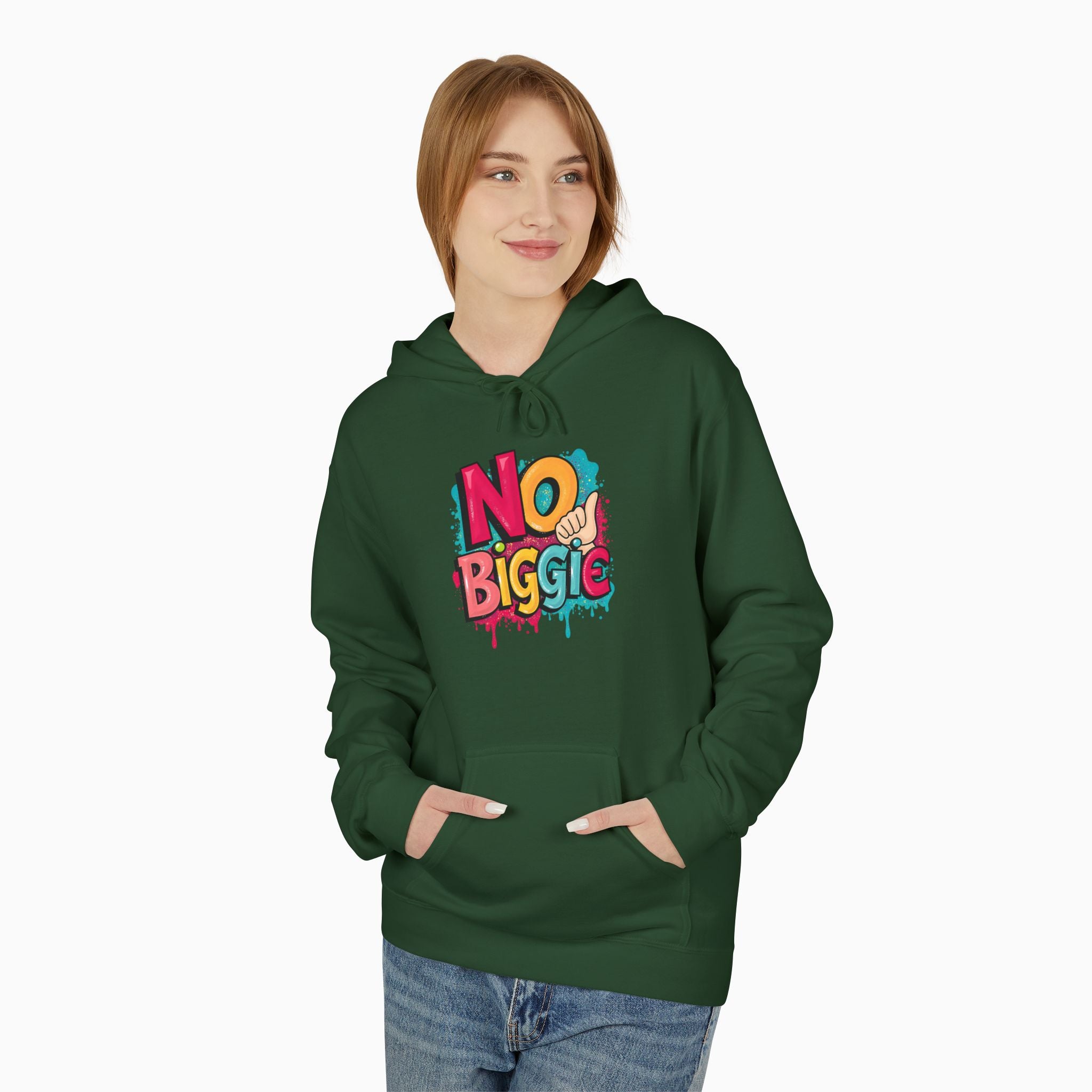 Thumbs Up & No Biggie Unisex Hoodie