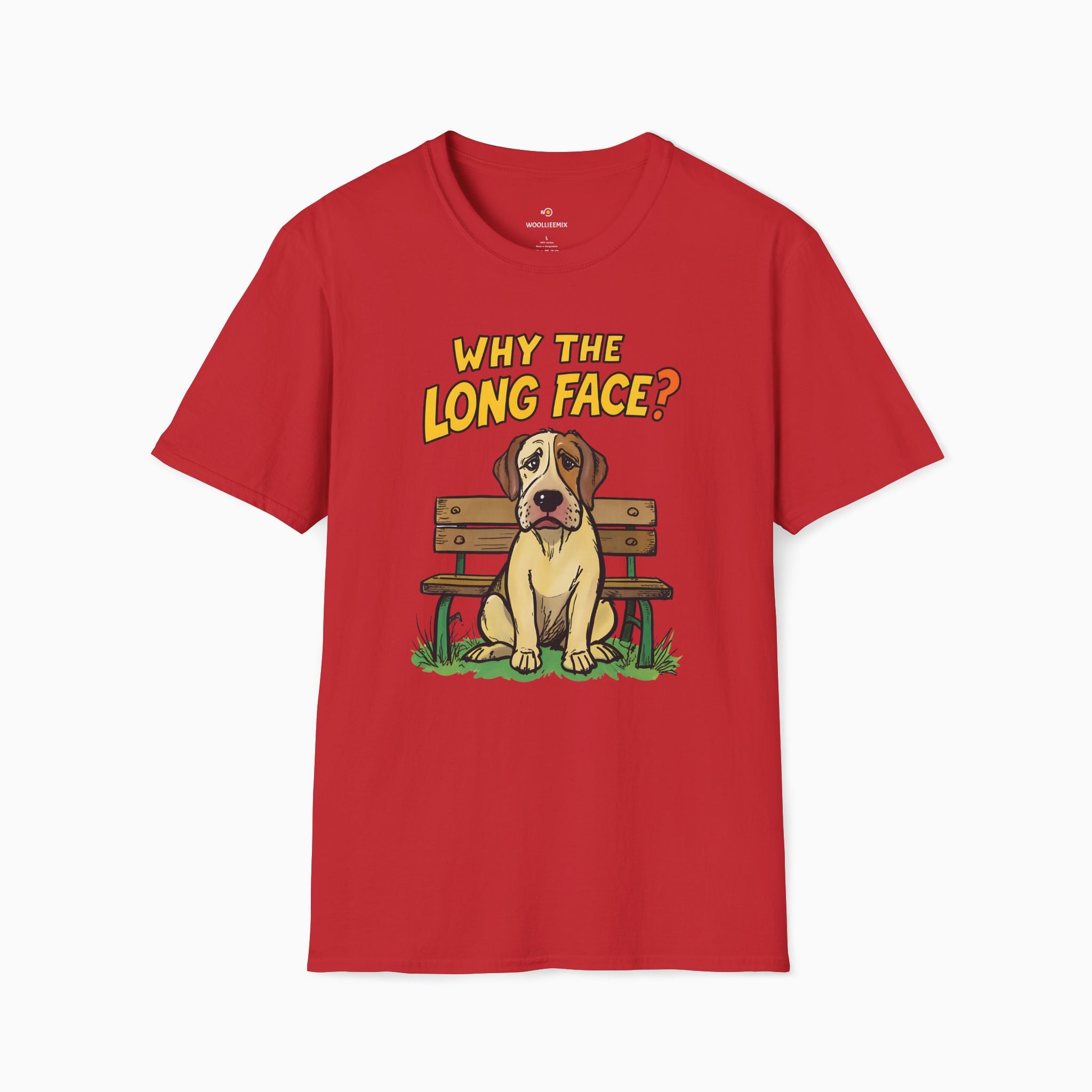 Funny Dog Why the Long Face Unisex T-Shirt