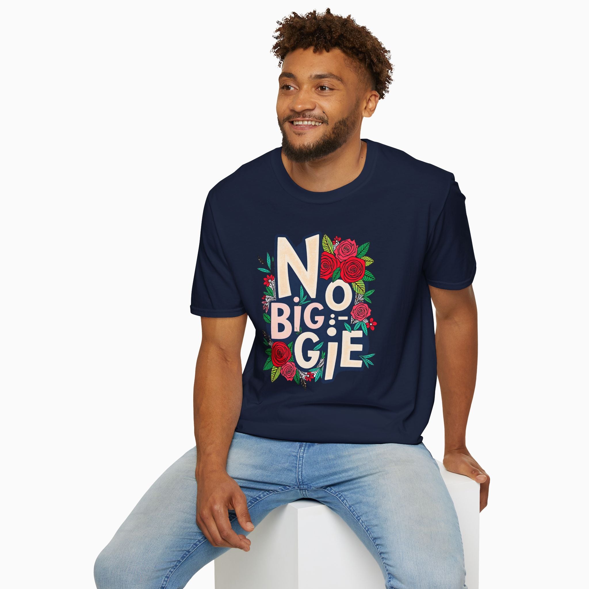 No Biggie With Floral Art  Unisex T-Shirt