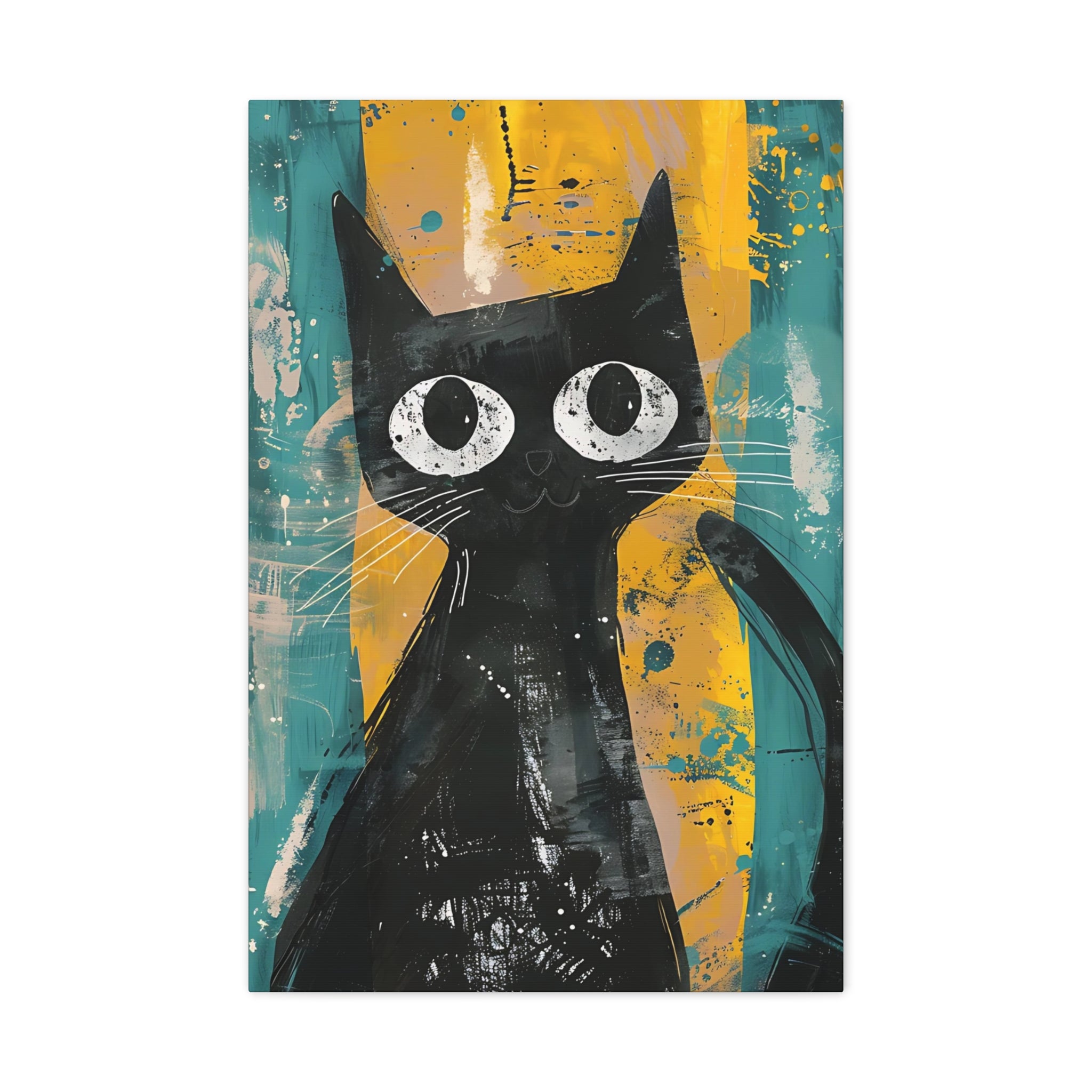 Black Cat Canvas Print