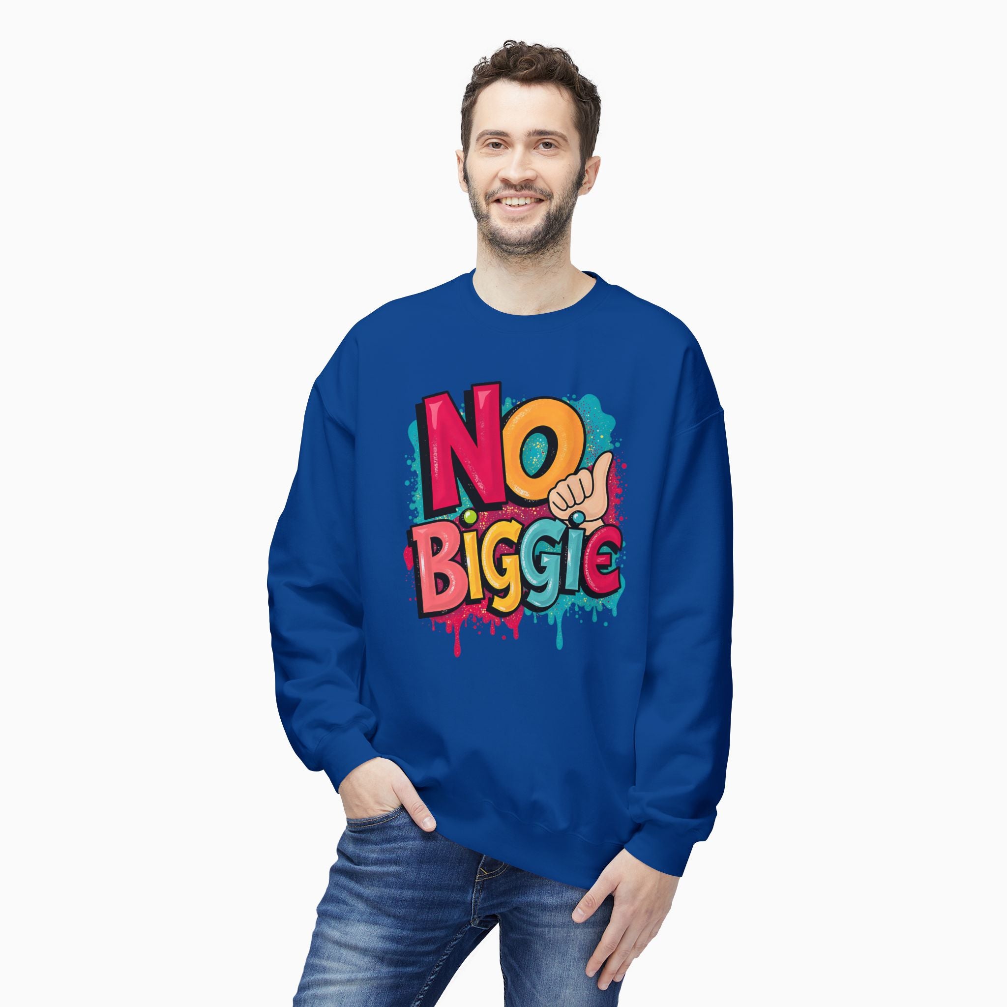 Thumbs Up & No Biggie Unisex Sweatshirt