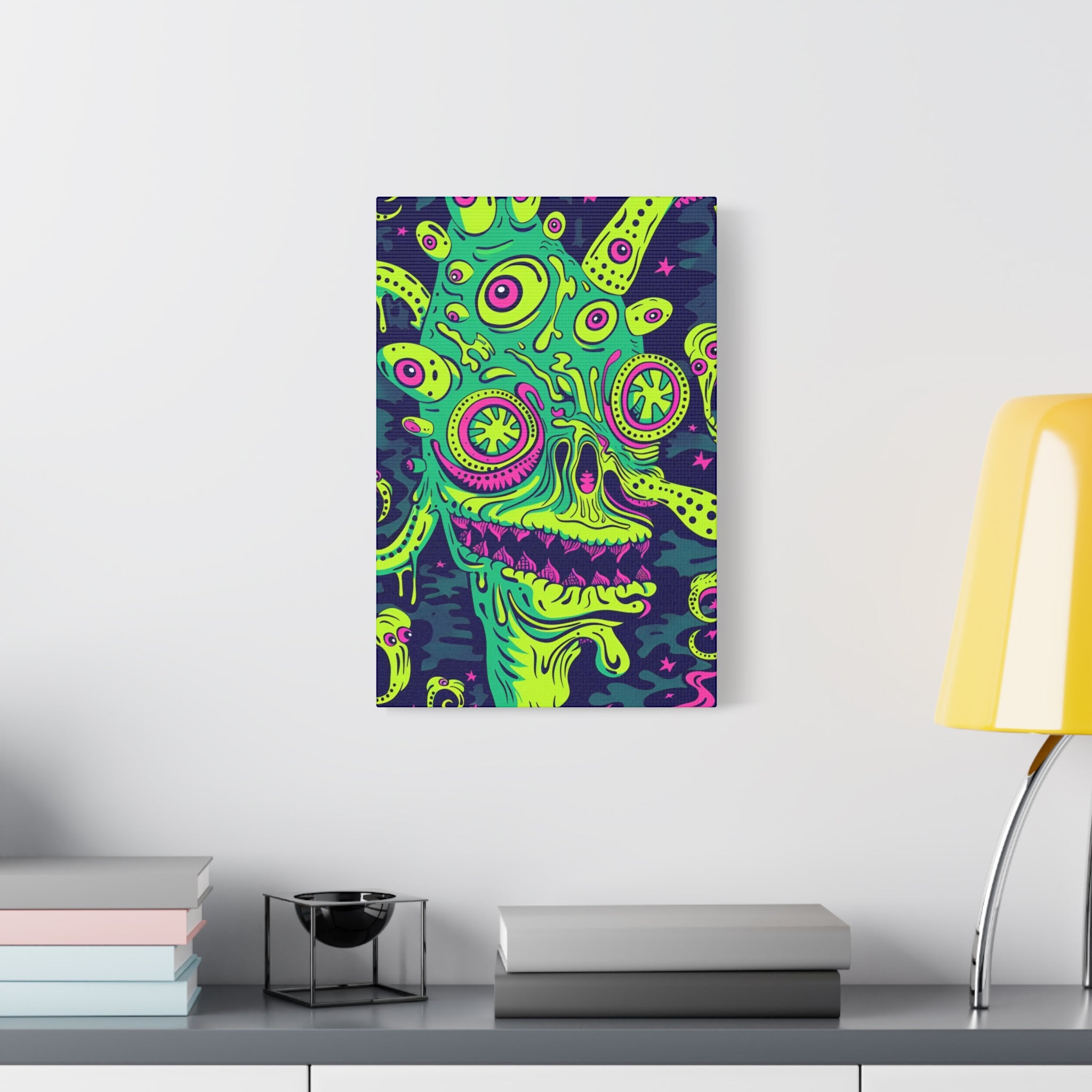 Alien & Zombie Canvas Print