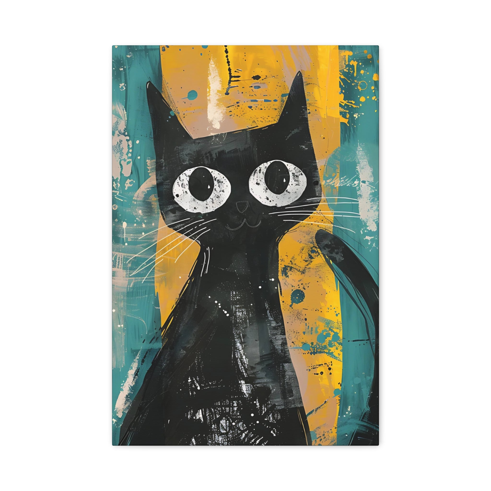 Black Cat Canvas Print