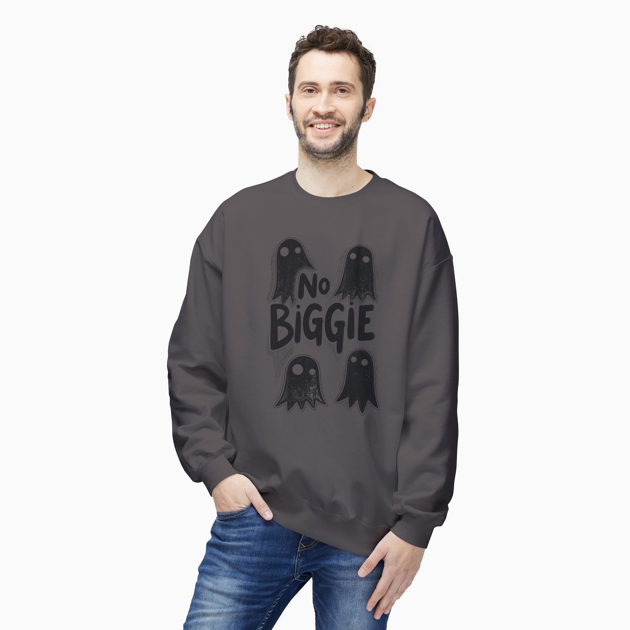 Boo Ghost & No Biggie Unisex Sweatshirt