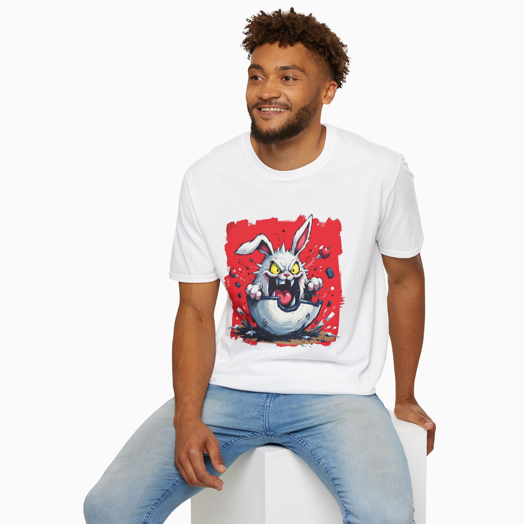 Crazy Rabbit Poké Ball Unisex T-Shirt