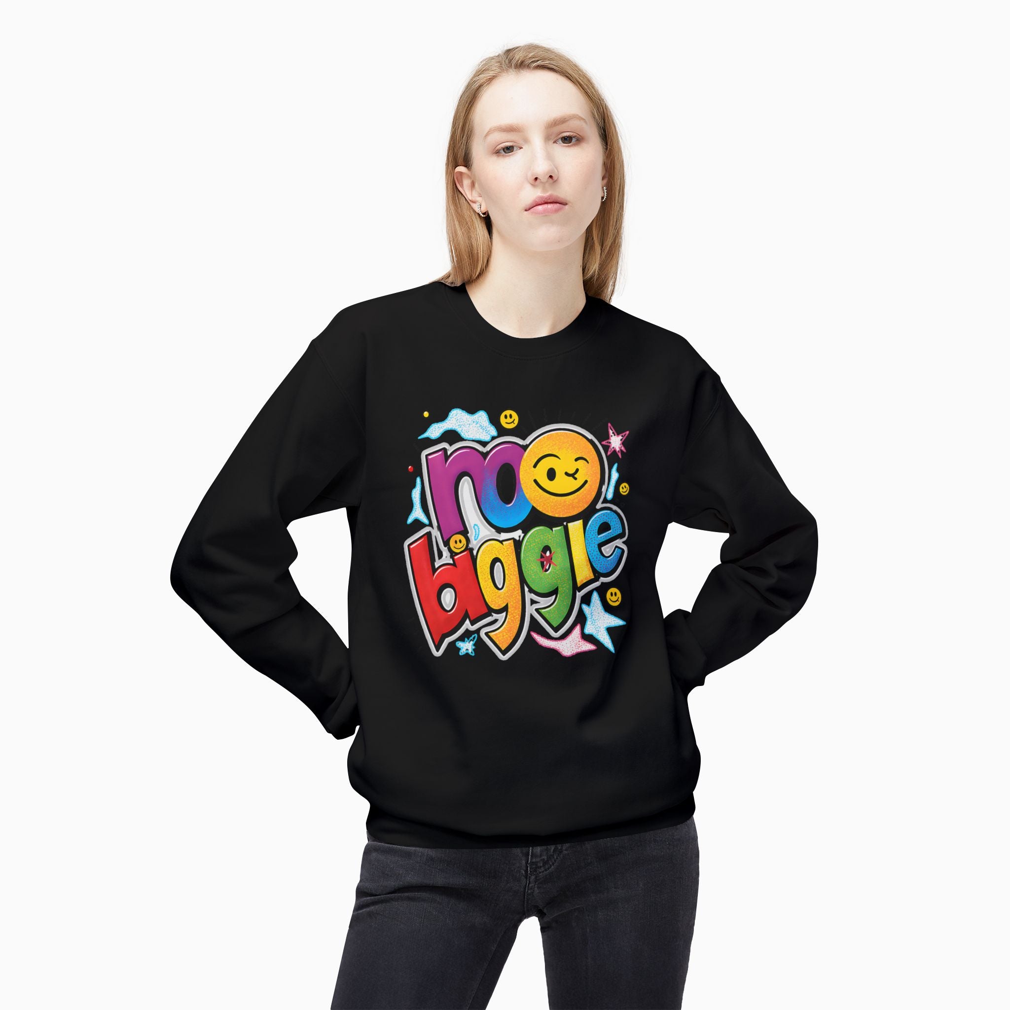 Emoji & No Biggie Unisex Sweatshirt