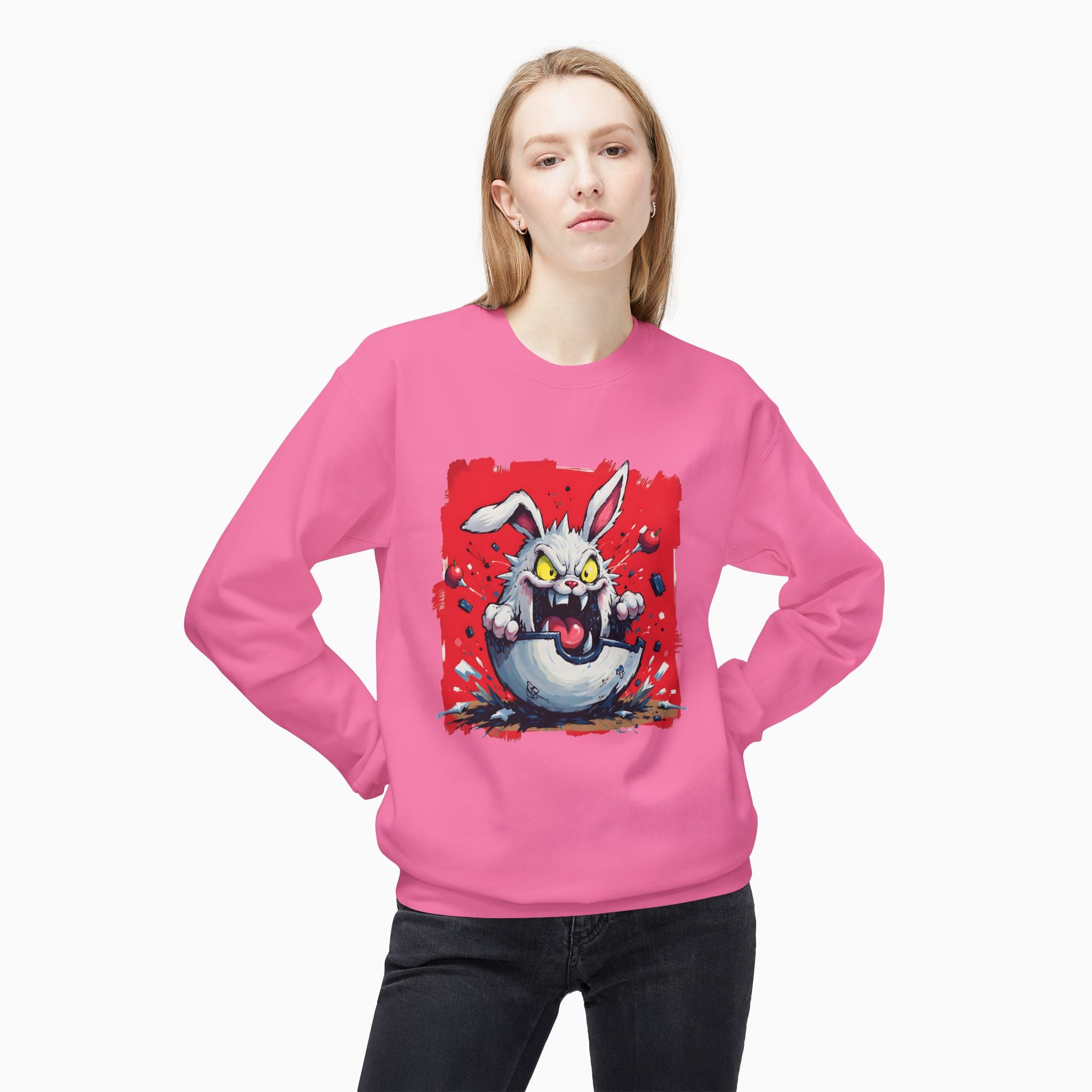 Crazy Rabbit Poké Ball Unisex Sweatshirt