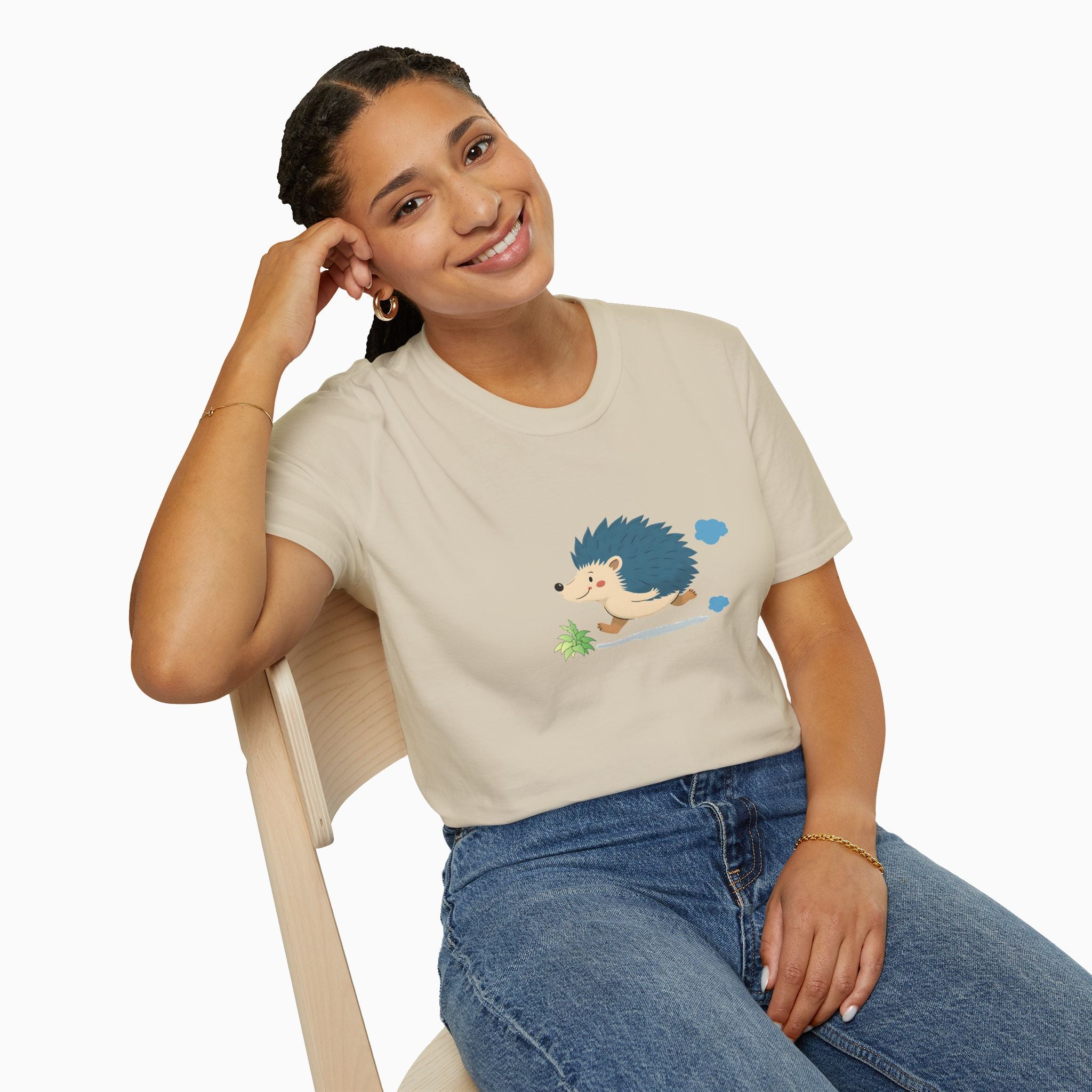 Cute Hedgehog Unisex T-Shirt