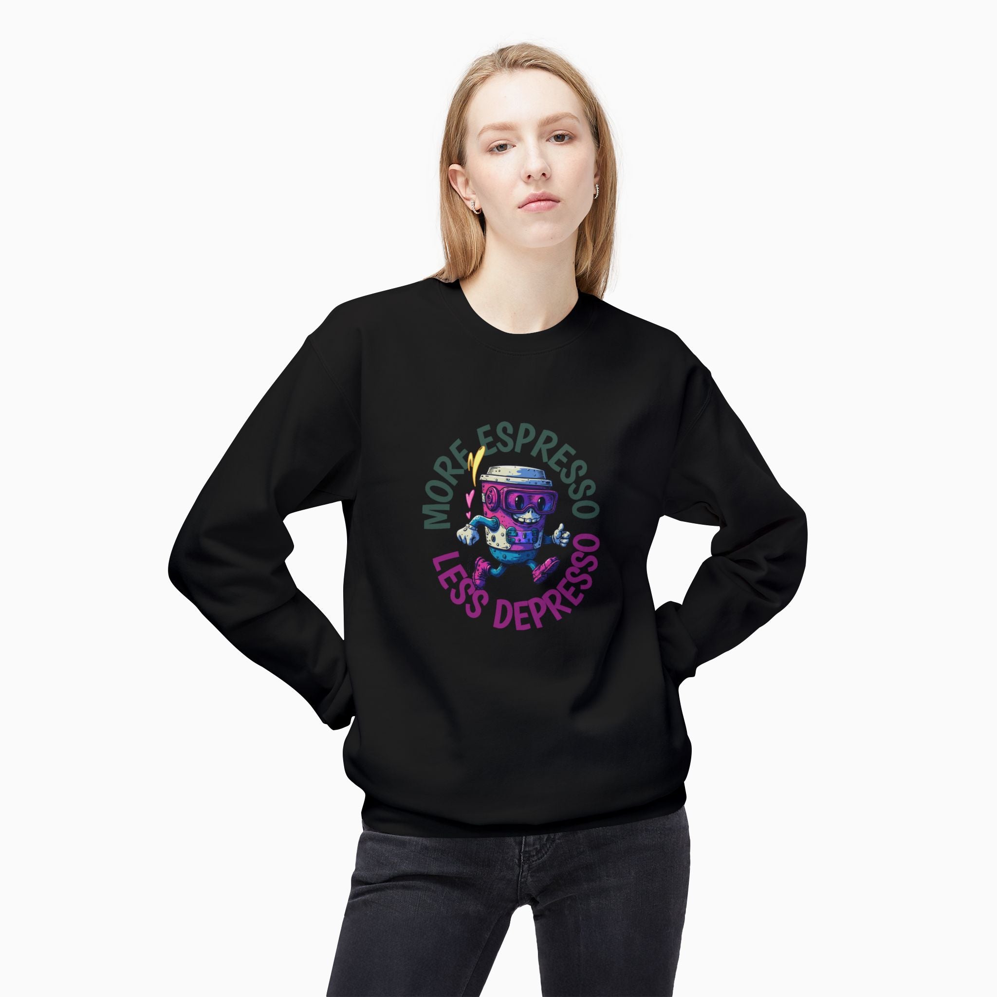 More Espresso Less Depresso Unisex Sweatshirt