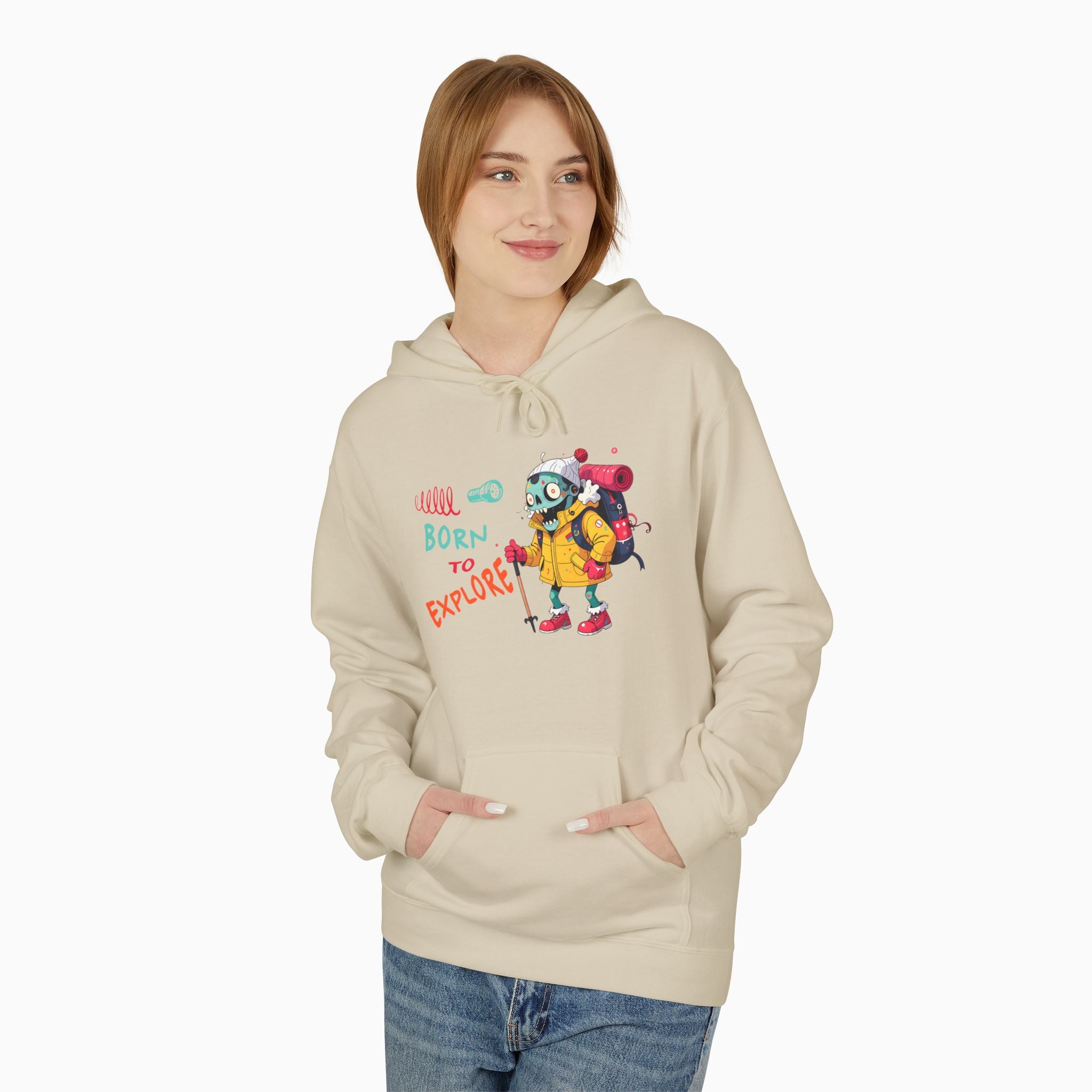 Born To Explore Zombie Unisex Hoodie