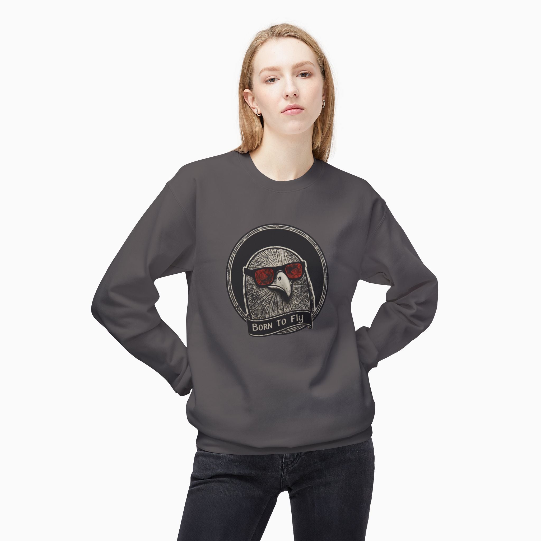 Born To Fly Eagle Unisex Sweatshirt