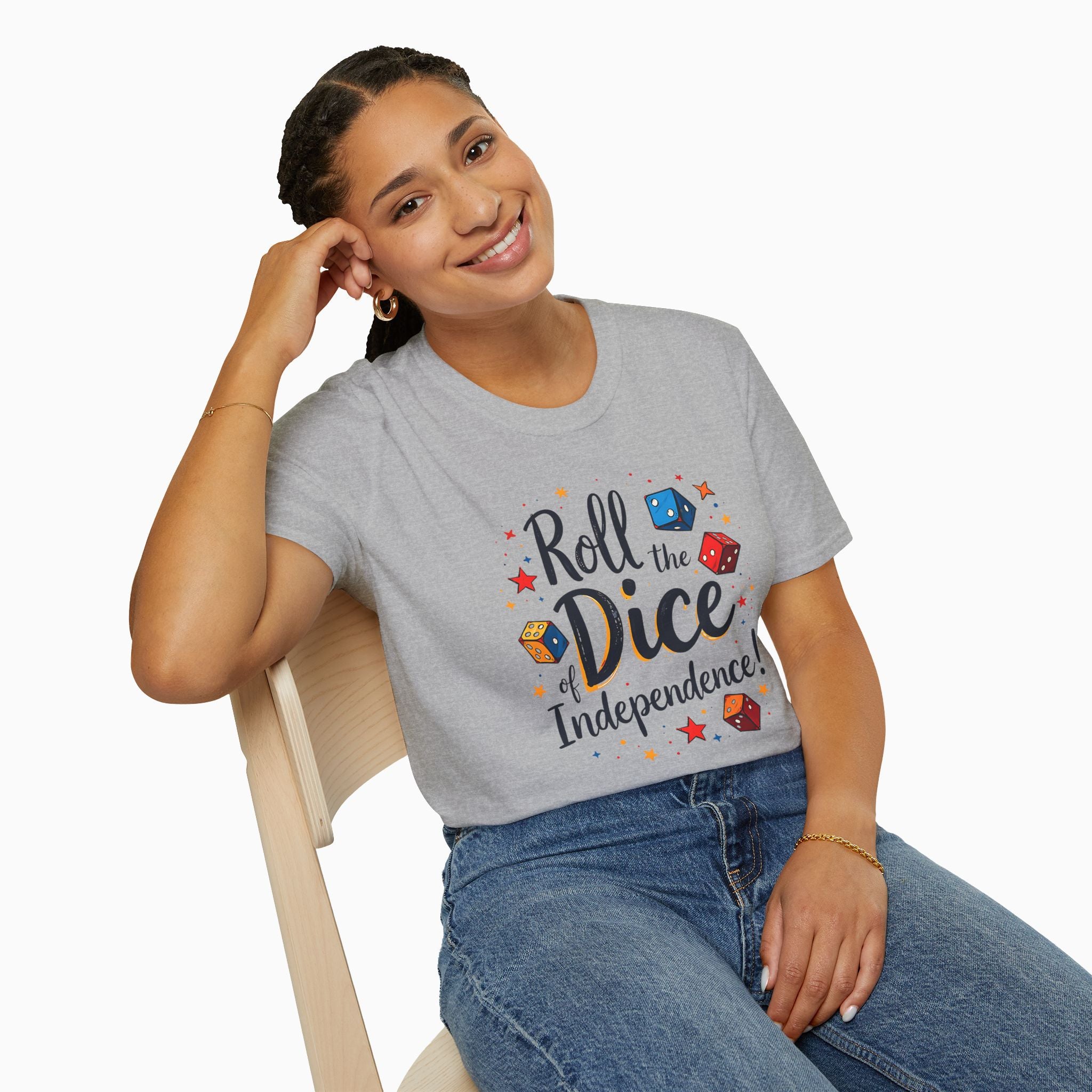 Roll The Dice Of Independence Unisex T-Shirt