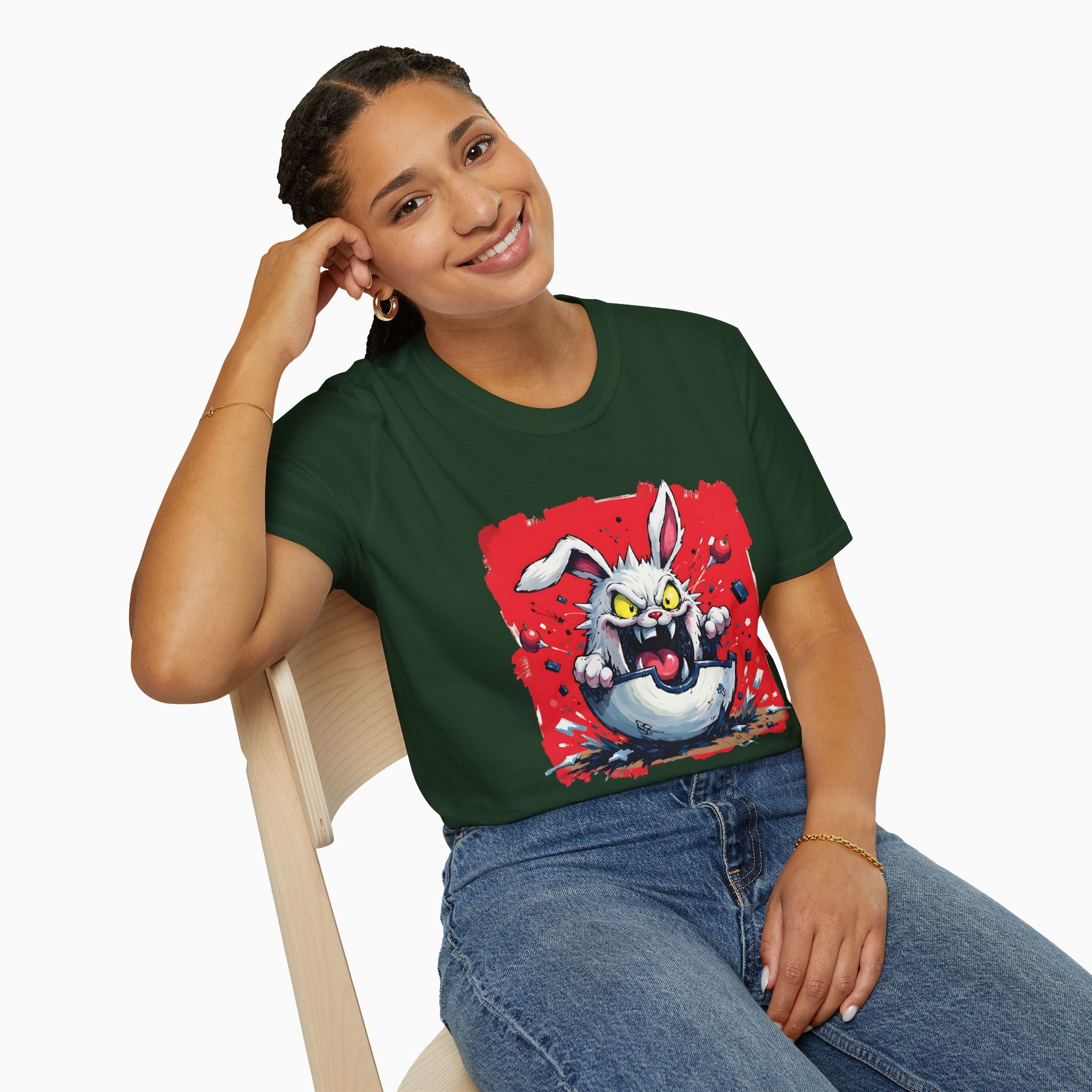 Crazy Rabbit Poké Ball Unisex T-Shirt