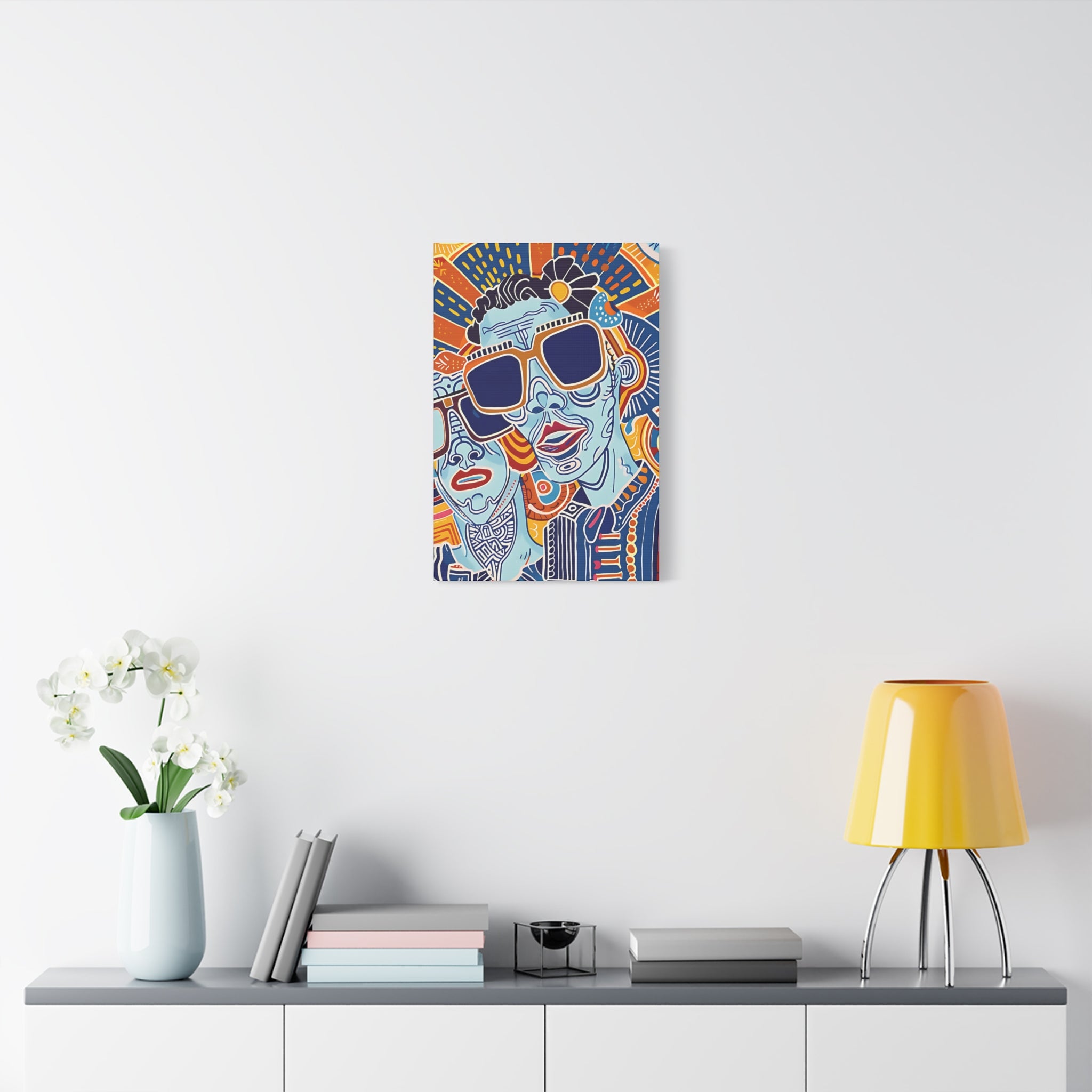 Dynamic Duo Vibes Canvas Print