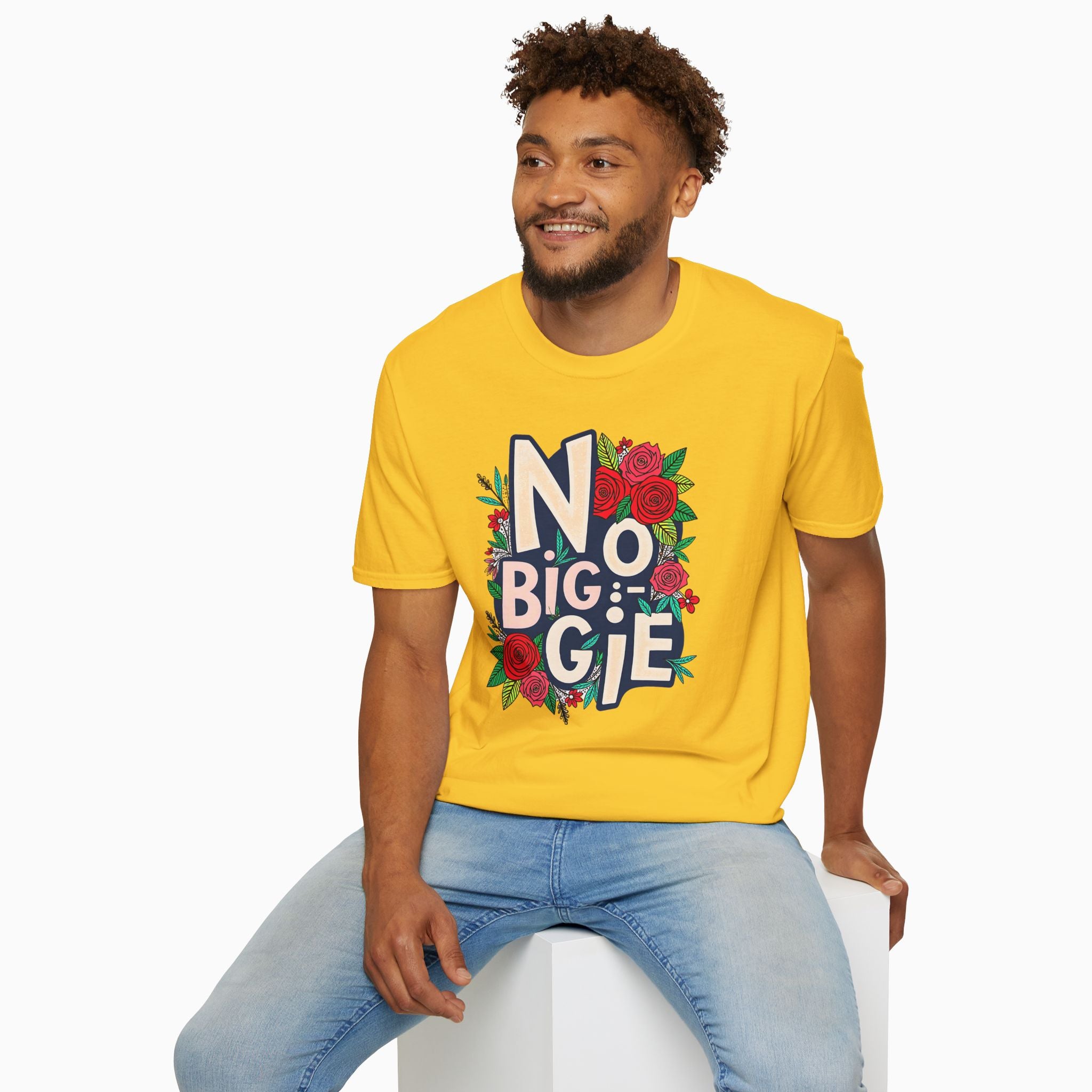 No Biggie With Floral Art  Unisex T-Shirt