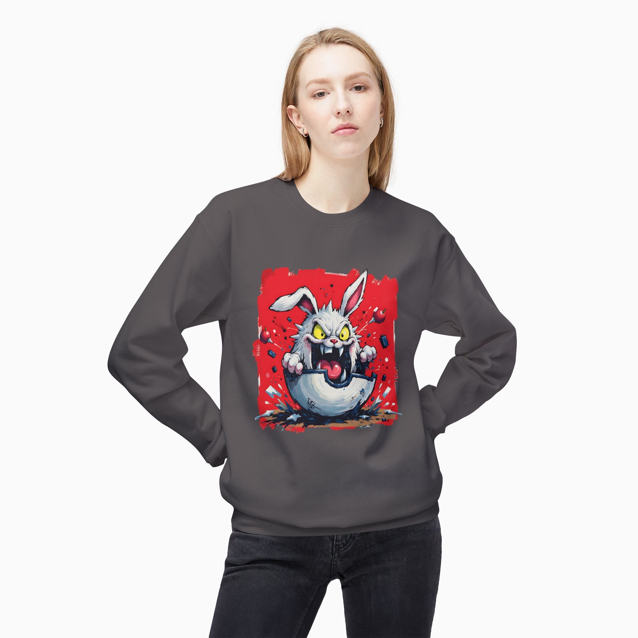 Crazy Rabbit Poké Ball Unisex Sweatshirt