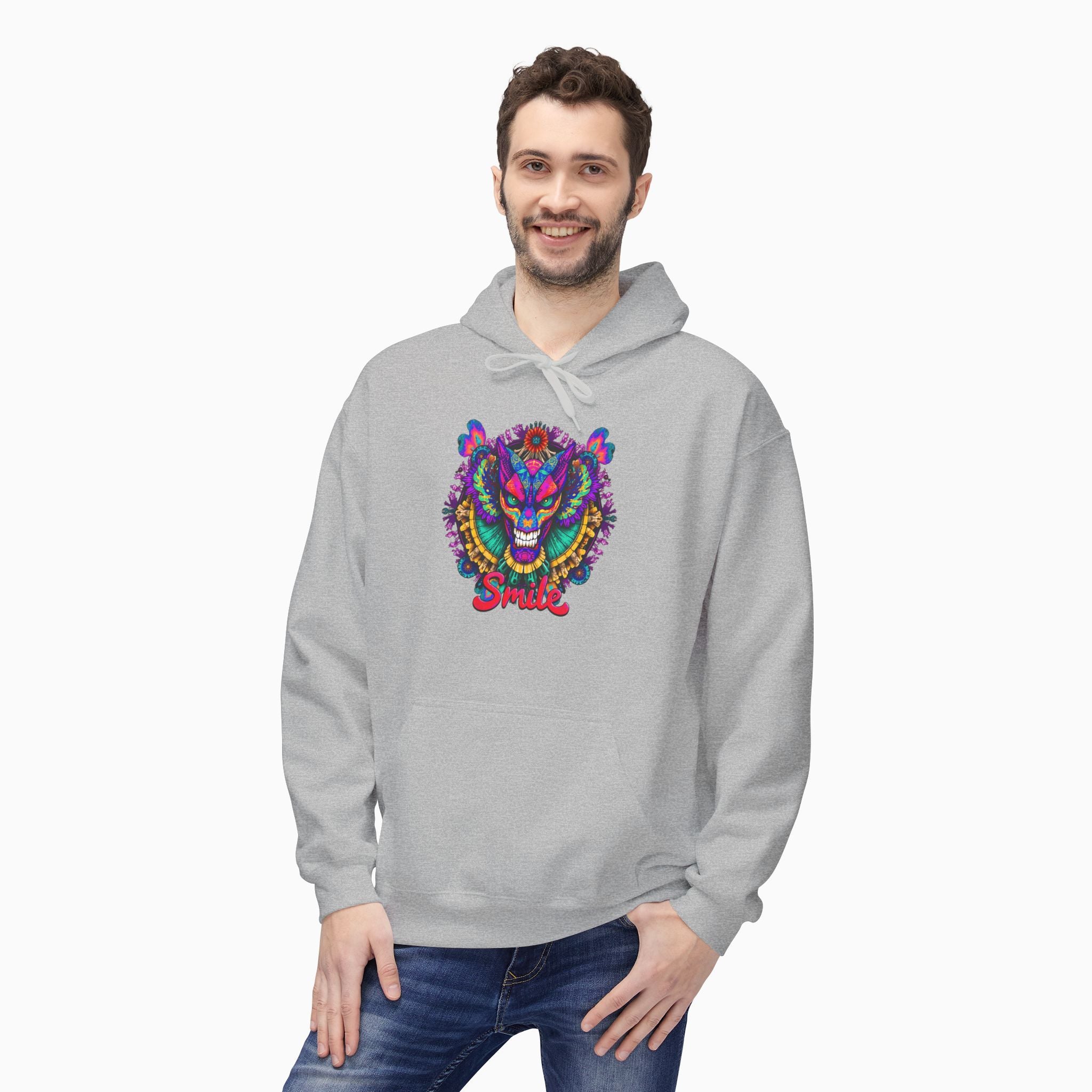 Dragon Smile Pixel Art Unisex Hoodie