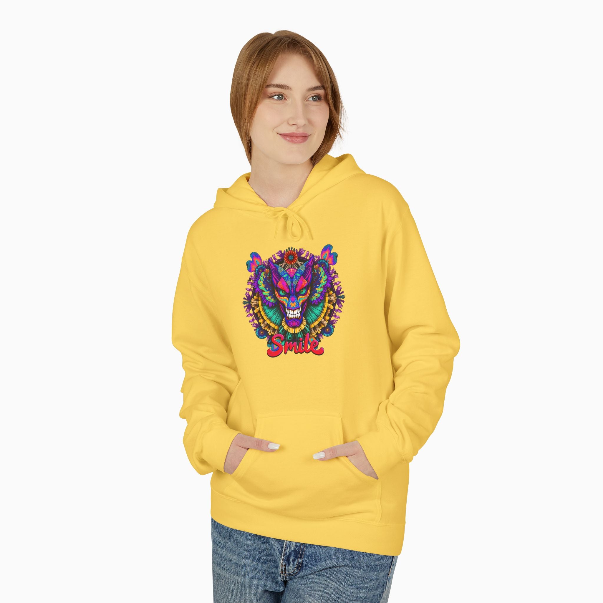 Dragon Smile Pixel Art Unisex Hoodie