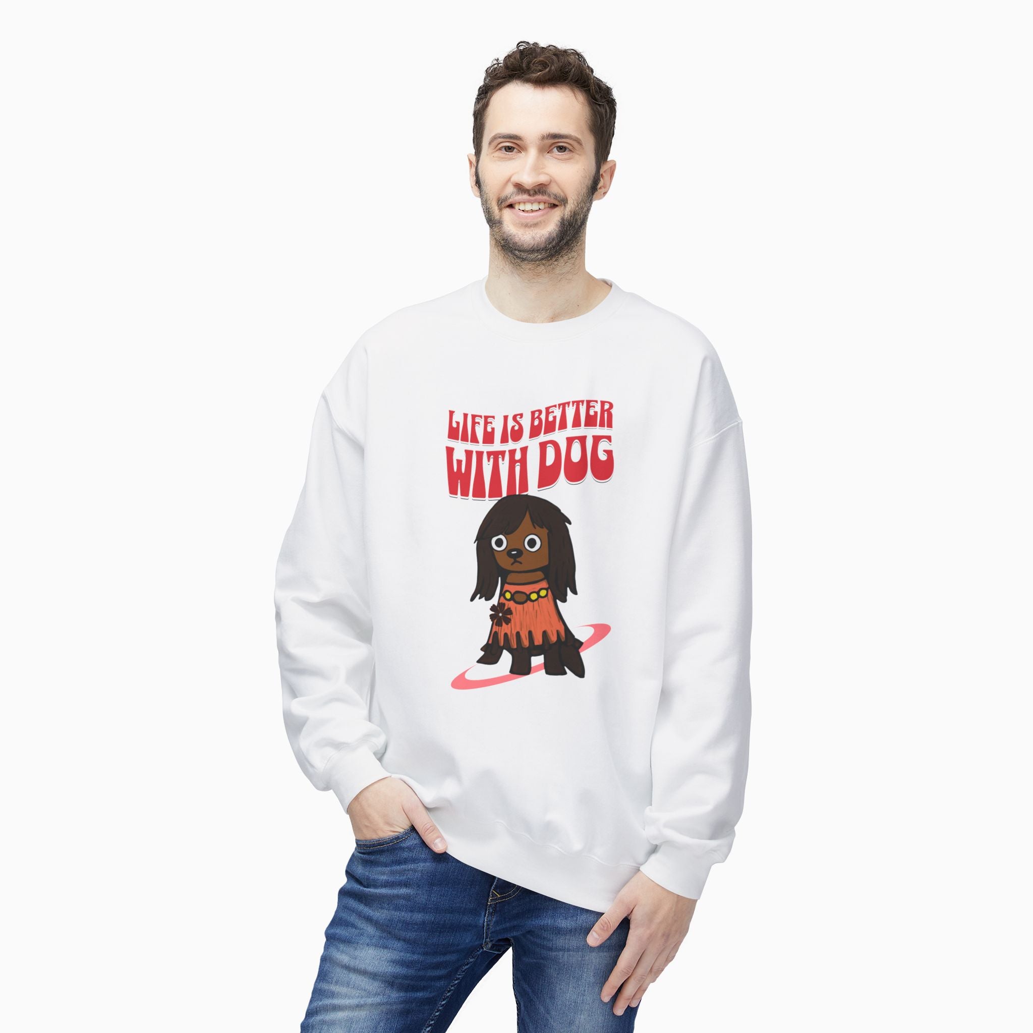 Life Is Better With Dog Unisex Sweatshirt