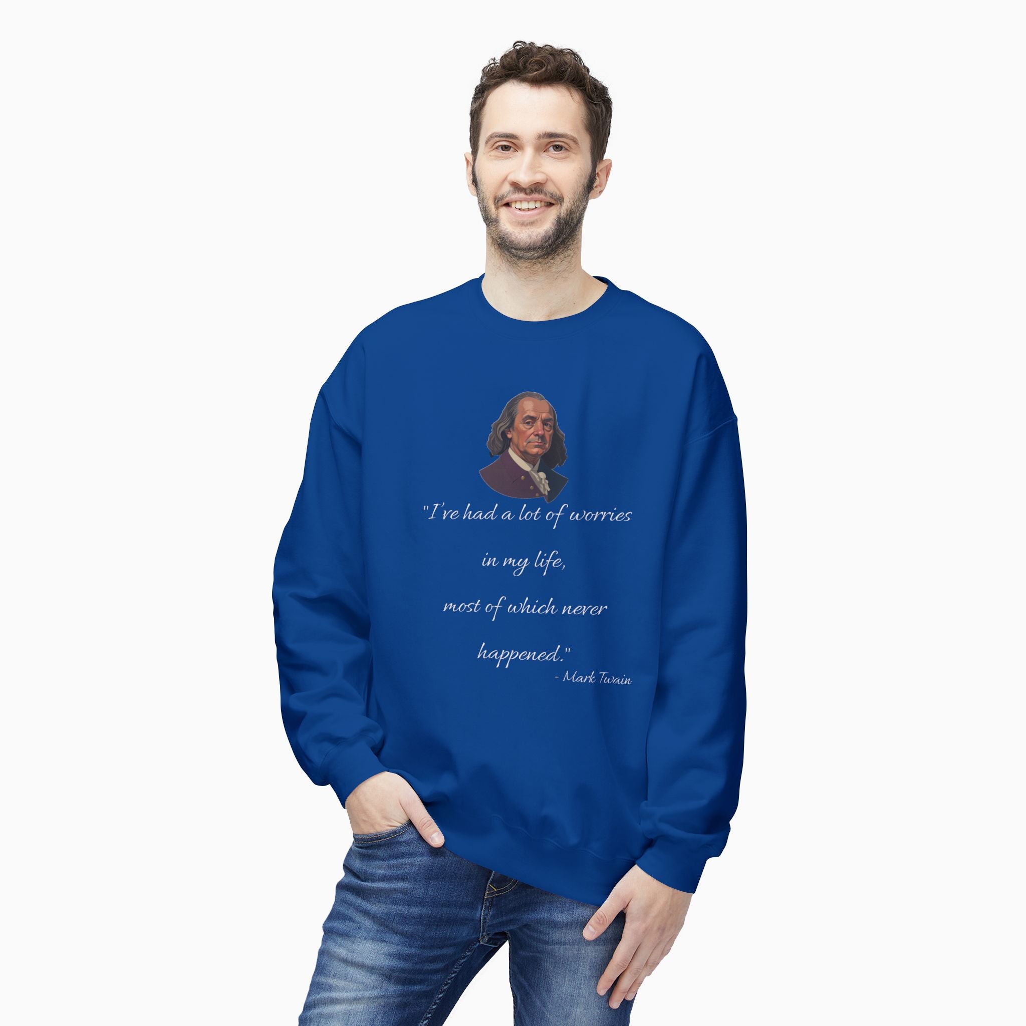 Mark Twain Life Advice Unisex Sweatshirt