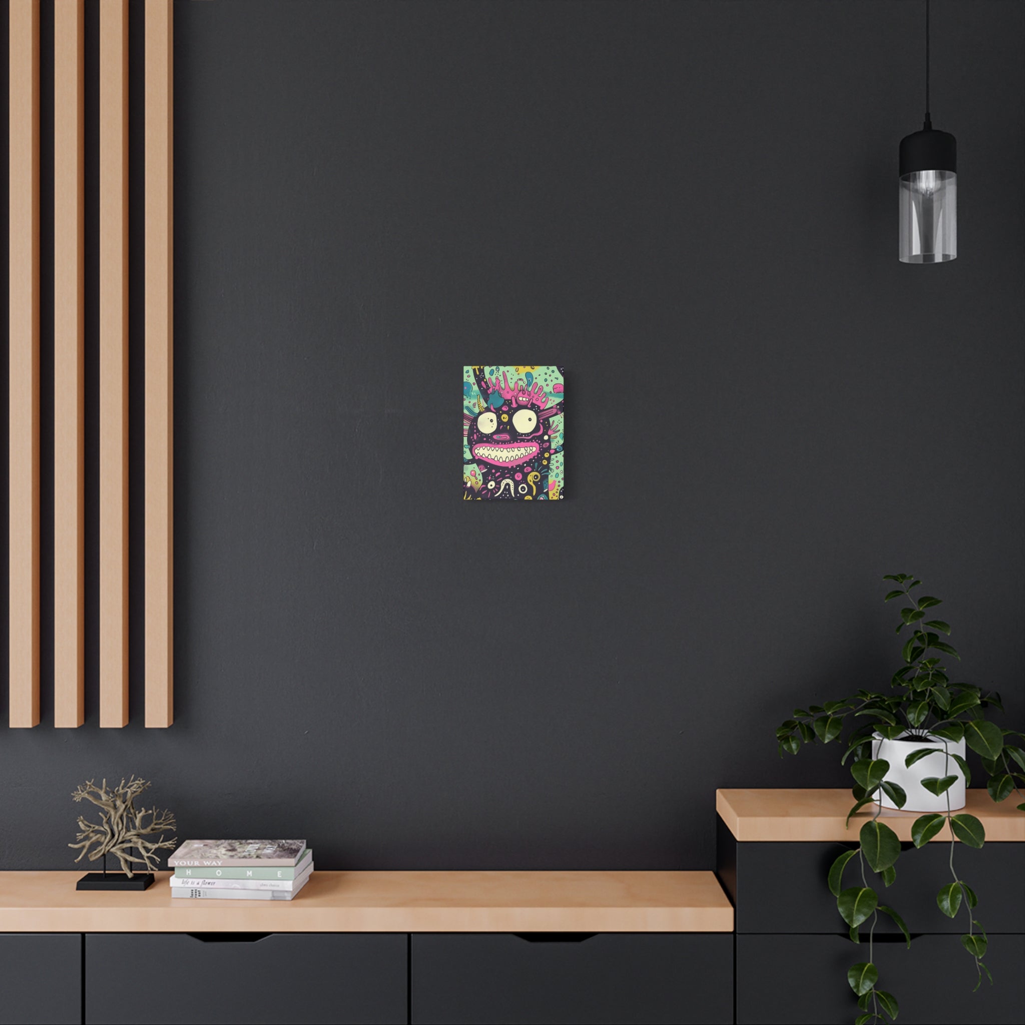 Chinese New Year Monster Canvas Print