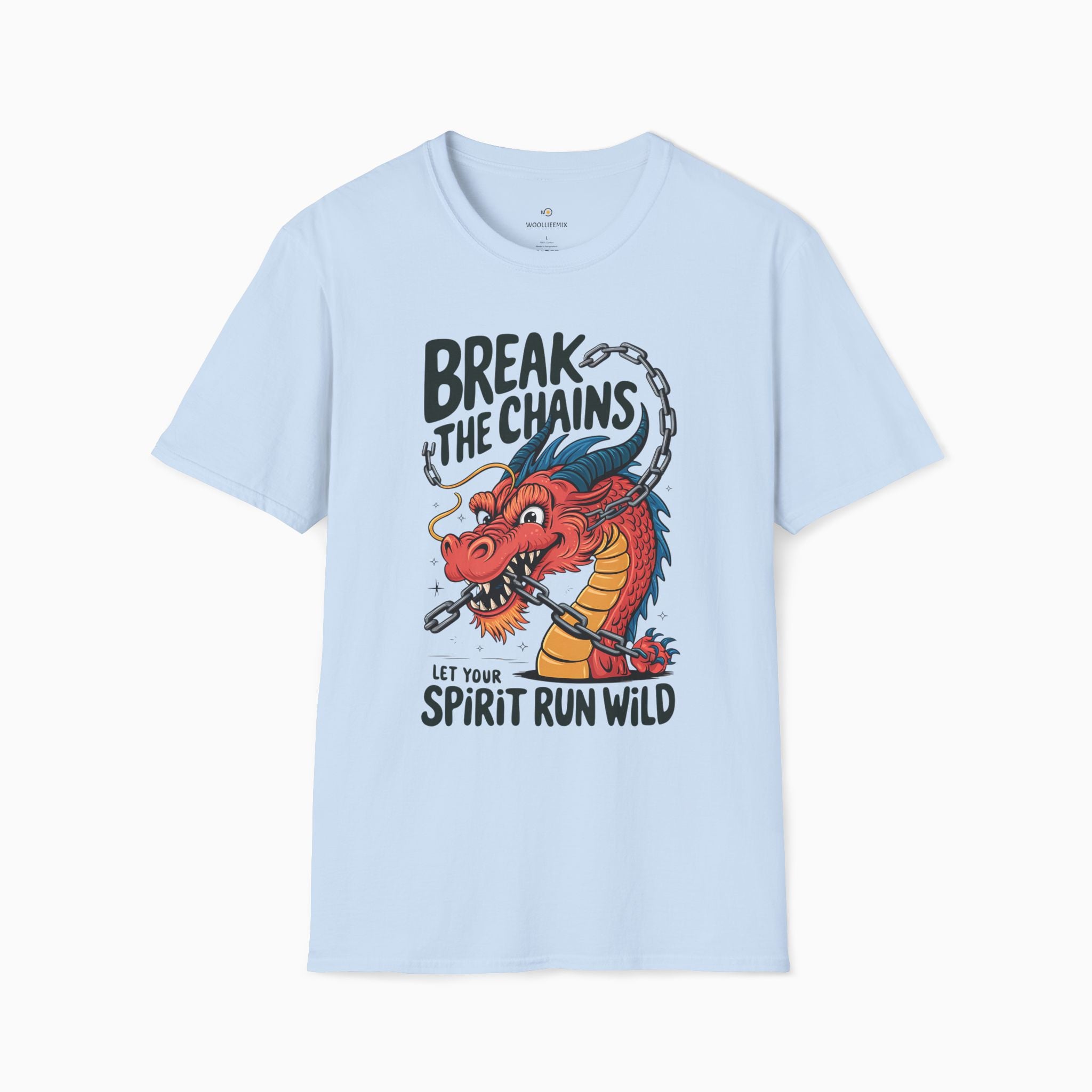 China Dragon Break the Chains Unisex T-Shirt