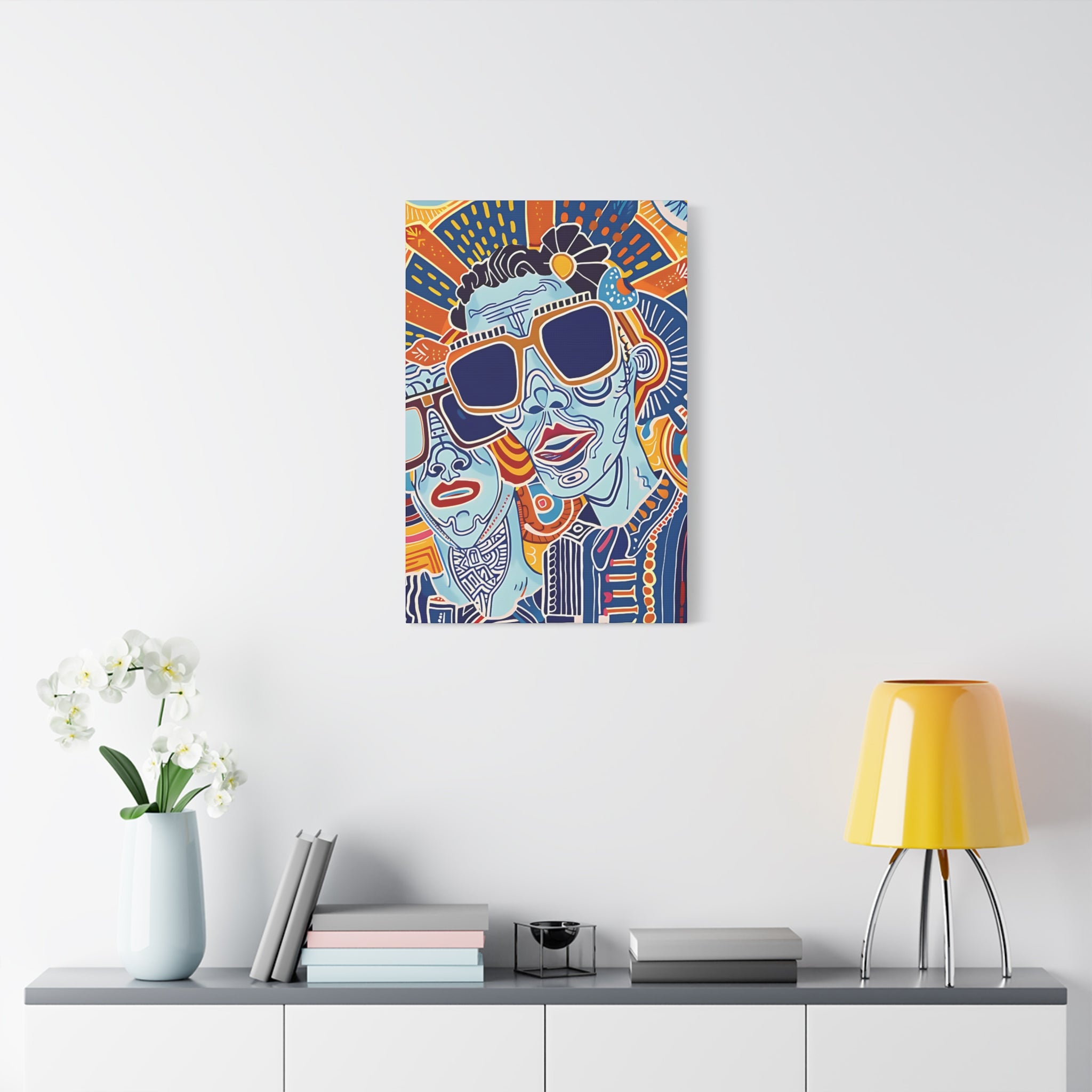 Dynamic Duo Vibes Canvas Print