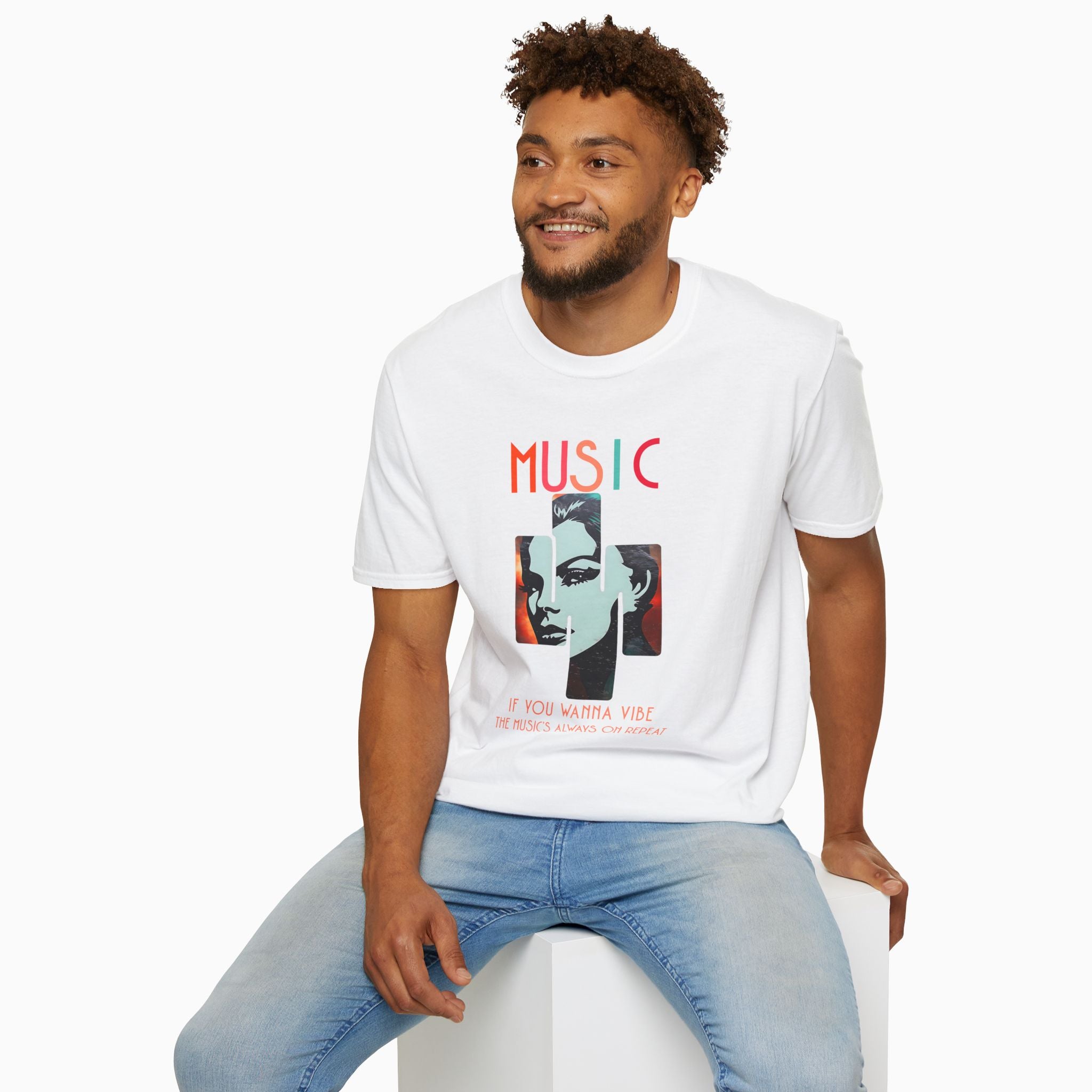 If You Wanna Vibe, The Music's Always On Repeat Unisex T-Shirt